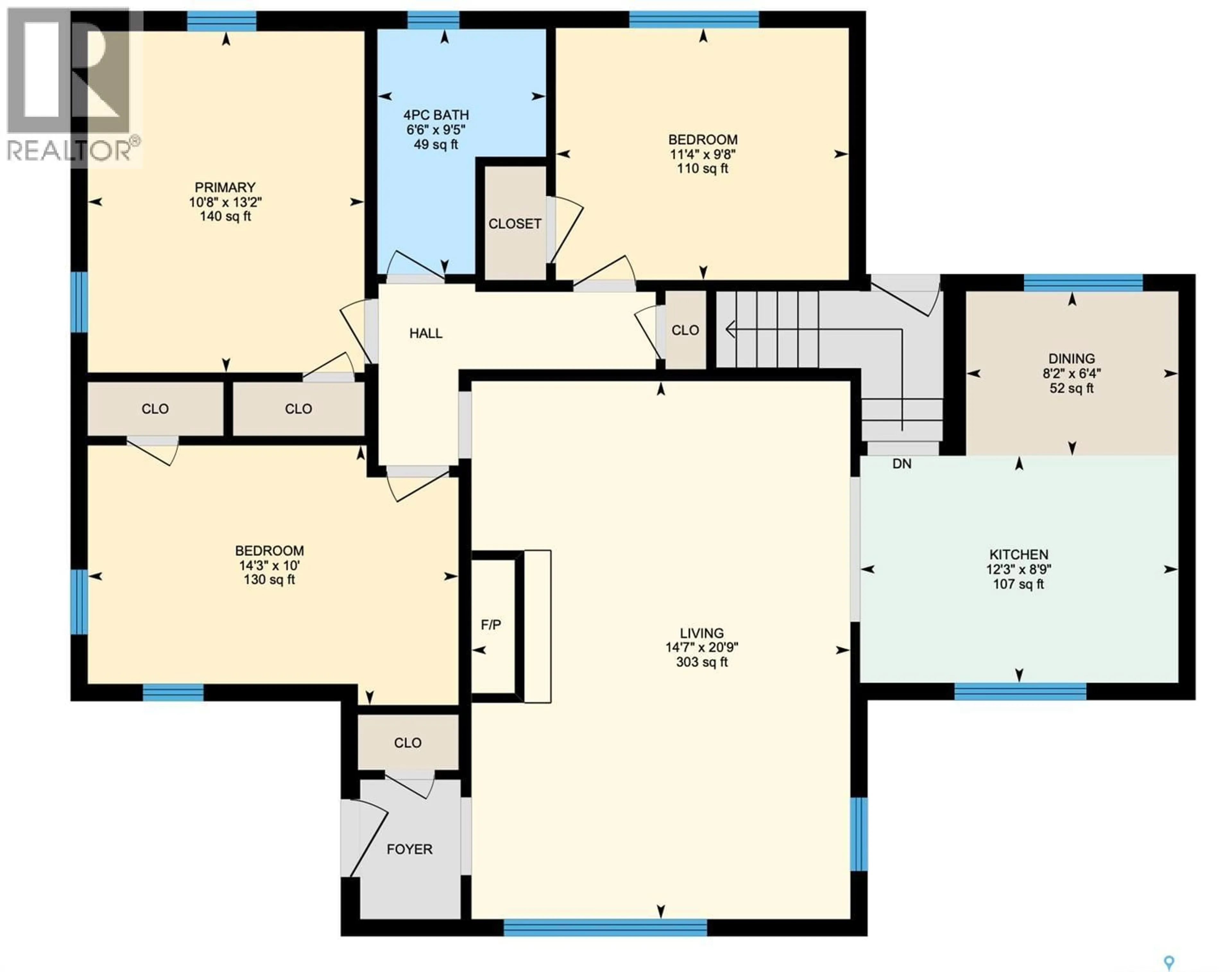 Floor plan for 3213 CAEN STREET, Saskatoon Saskatchewan S7M3N9