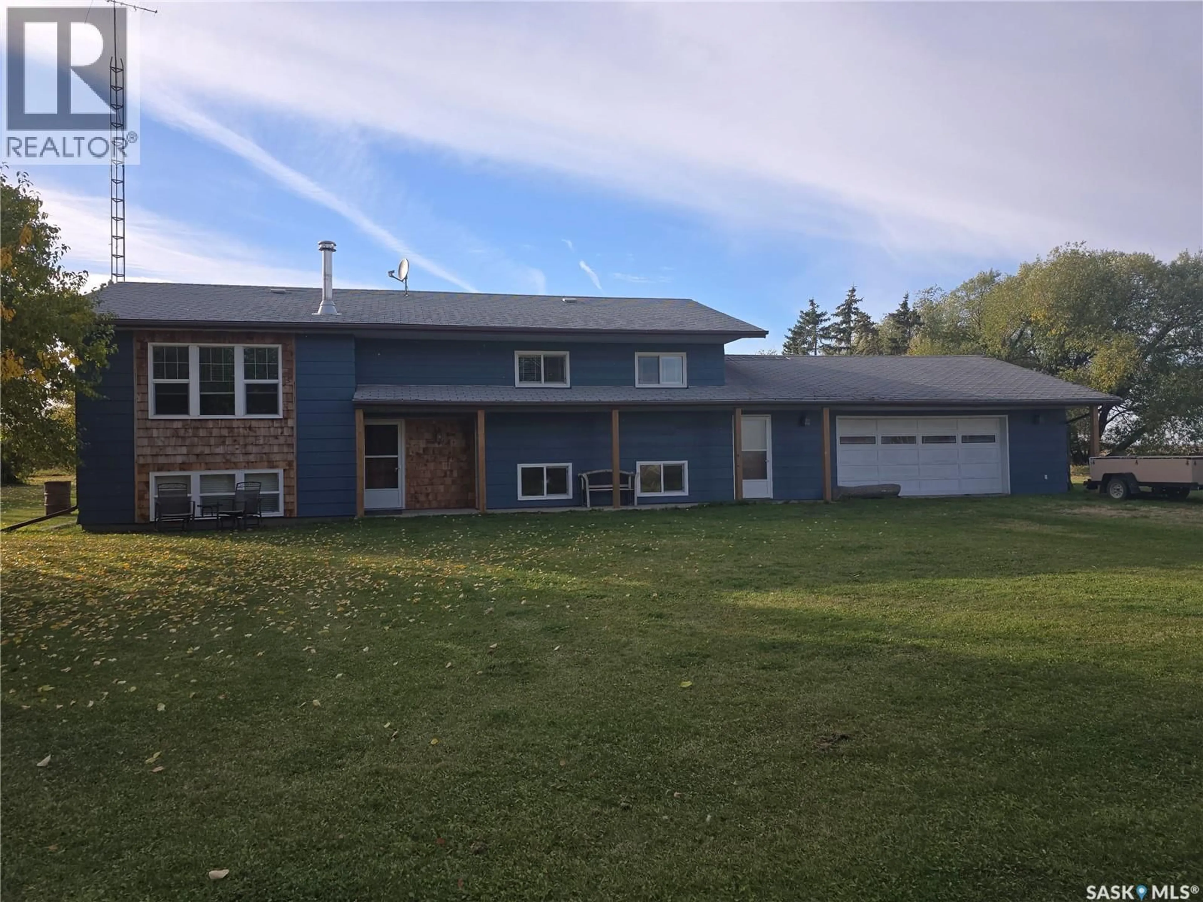 A pic from outside/outdoor area/front of a property/back of a property/a pic from drone, building for REDLICK ACREAGE, Emerald Rm No. 277 Saskatchewan S0A4R0