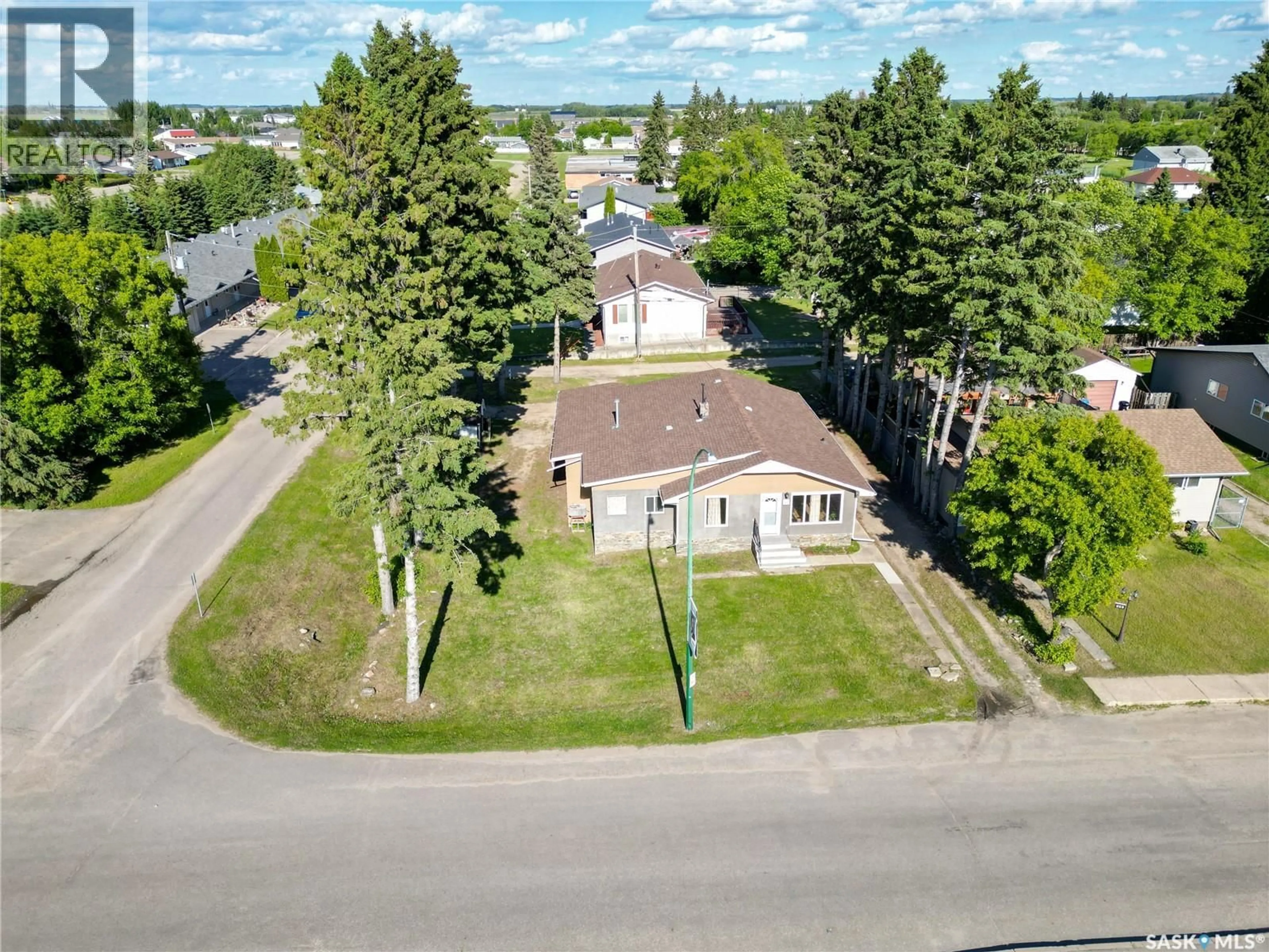 A pic from outside/outdoor area/front of a property/back of a property/a pic from drone, street for 108 MAIN STREET, Shellbrook Saskatchewan S0J2E0