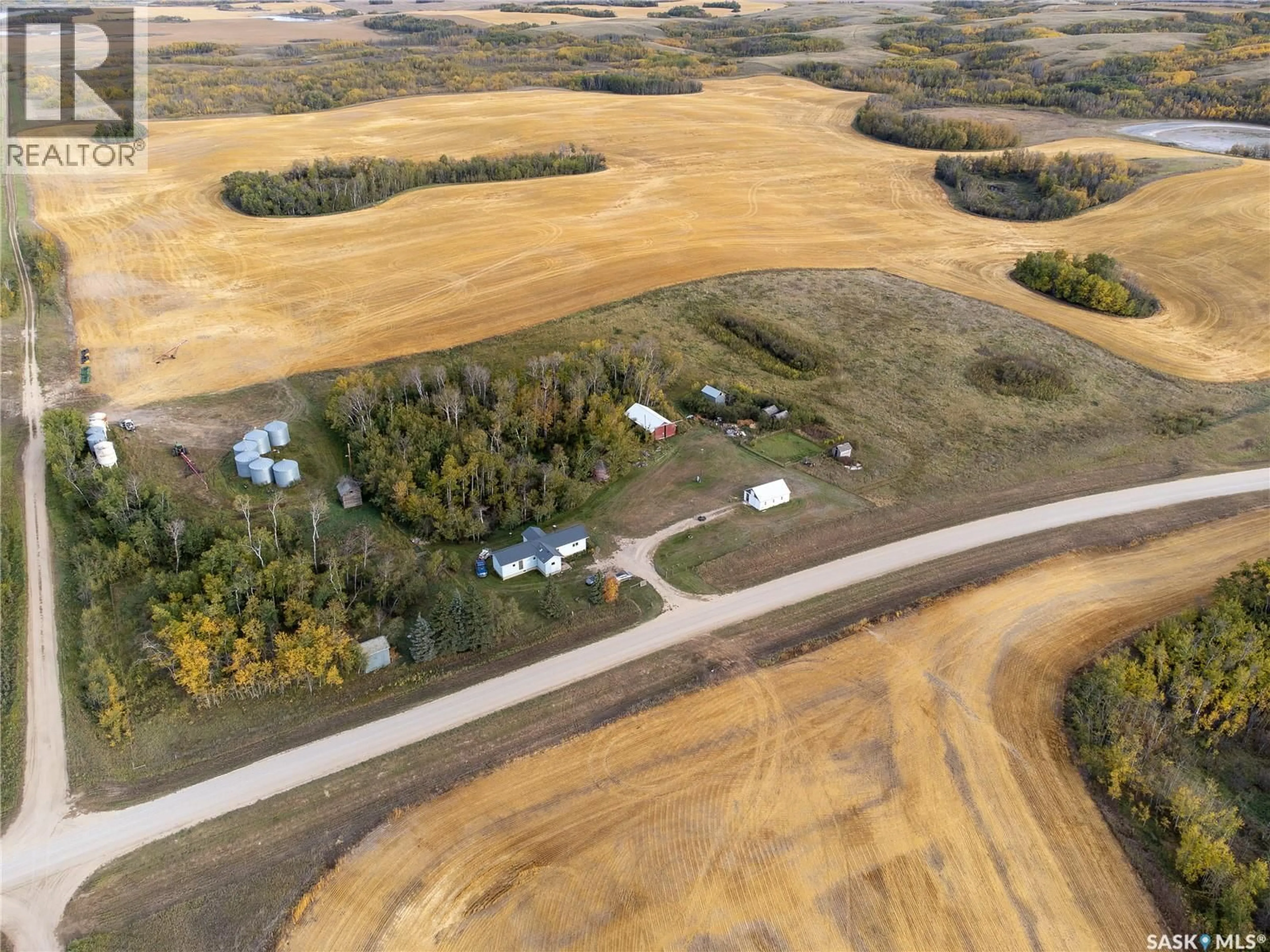 A pic from outside/outdoor area/front of a property/back of a property/a pic from drone, building for DOUGLAS ACREAGE, Douglas Rm No. 436 Saskatchewan S0M2V0