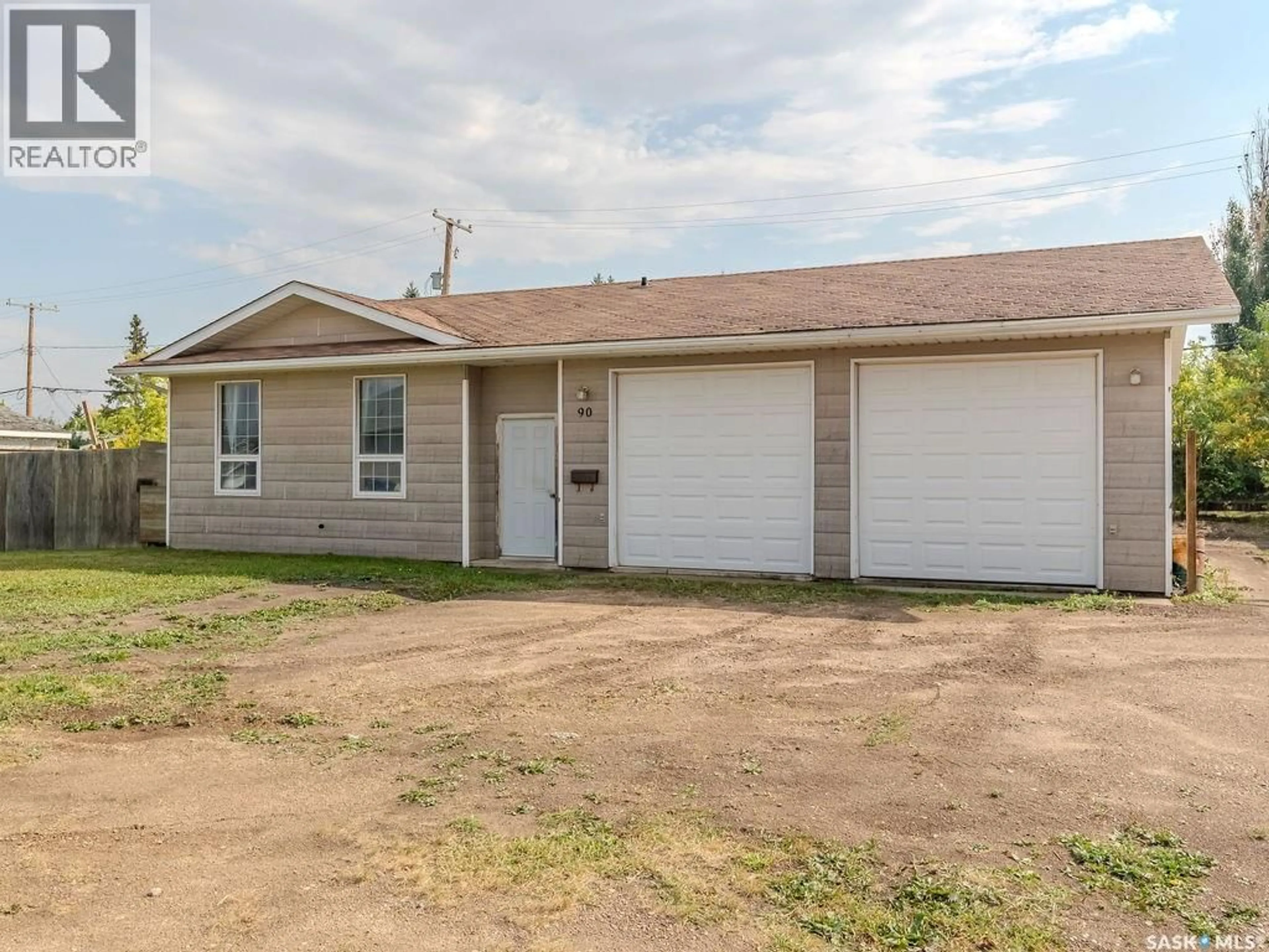 Home with vinyl exterior material, street for 90 2ND STREET, Osler Saskatchewan S0K3A0