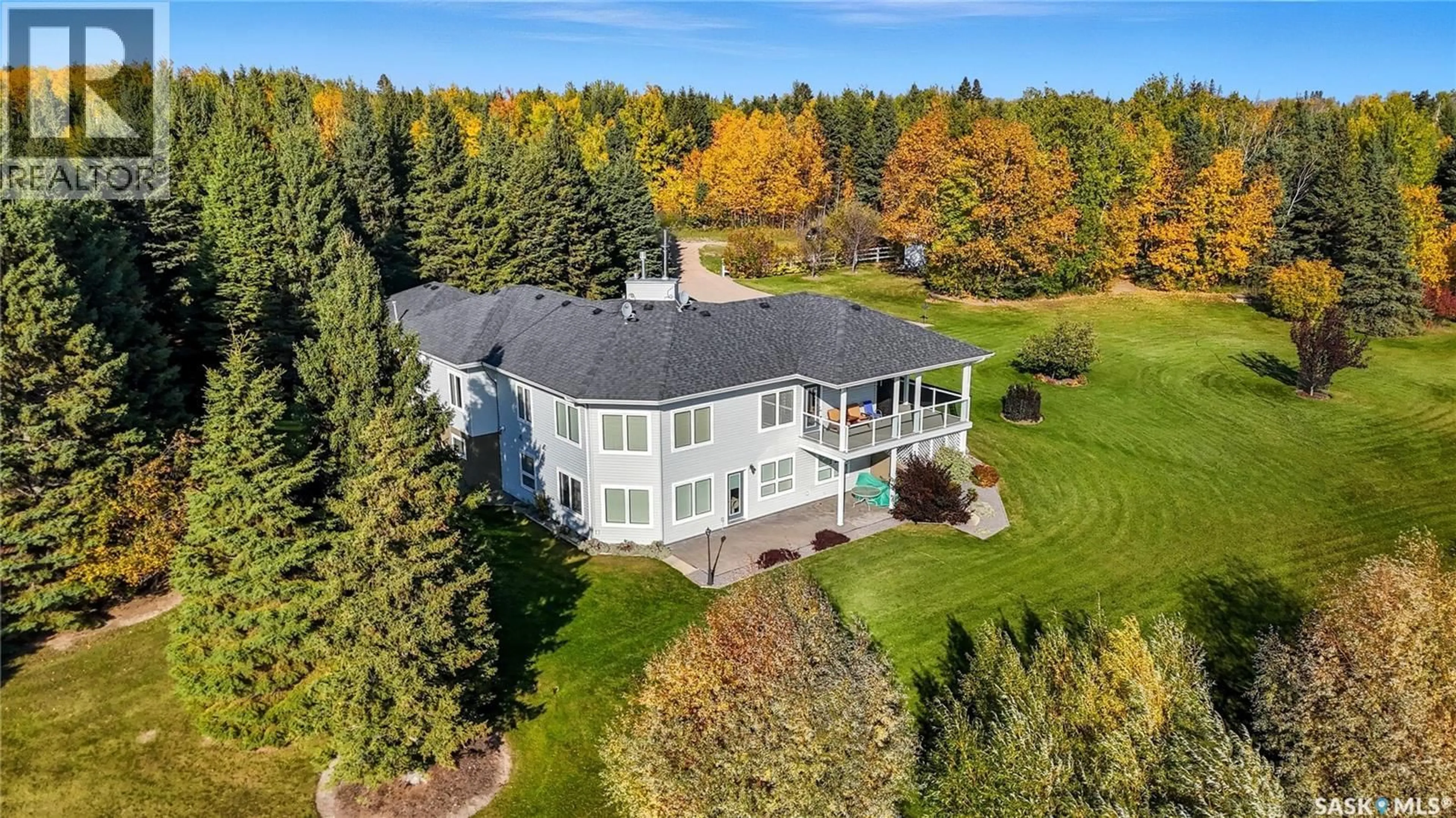 A pic from outside/outdoor area/front of a property/back of a property/a pic from drone, water/lake/river/ocean view for 119 ASPEN CRESCENT, Christopher Lake Saskatchewan S0J0N0