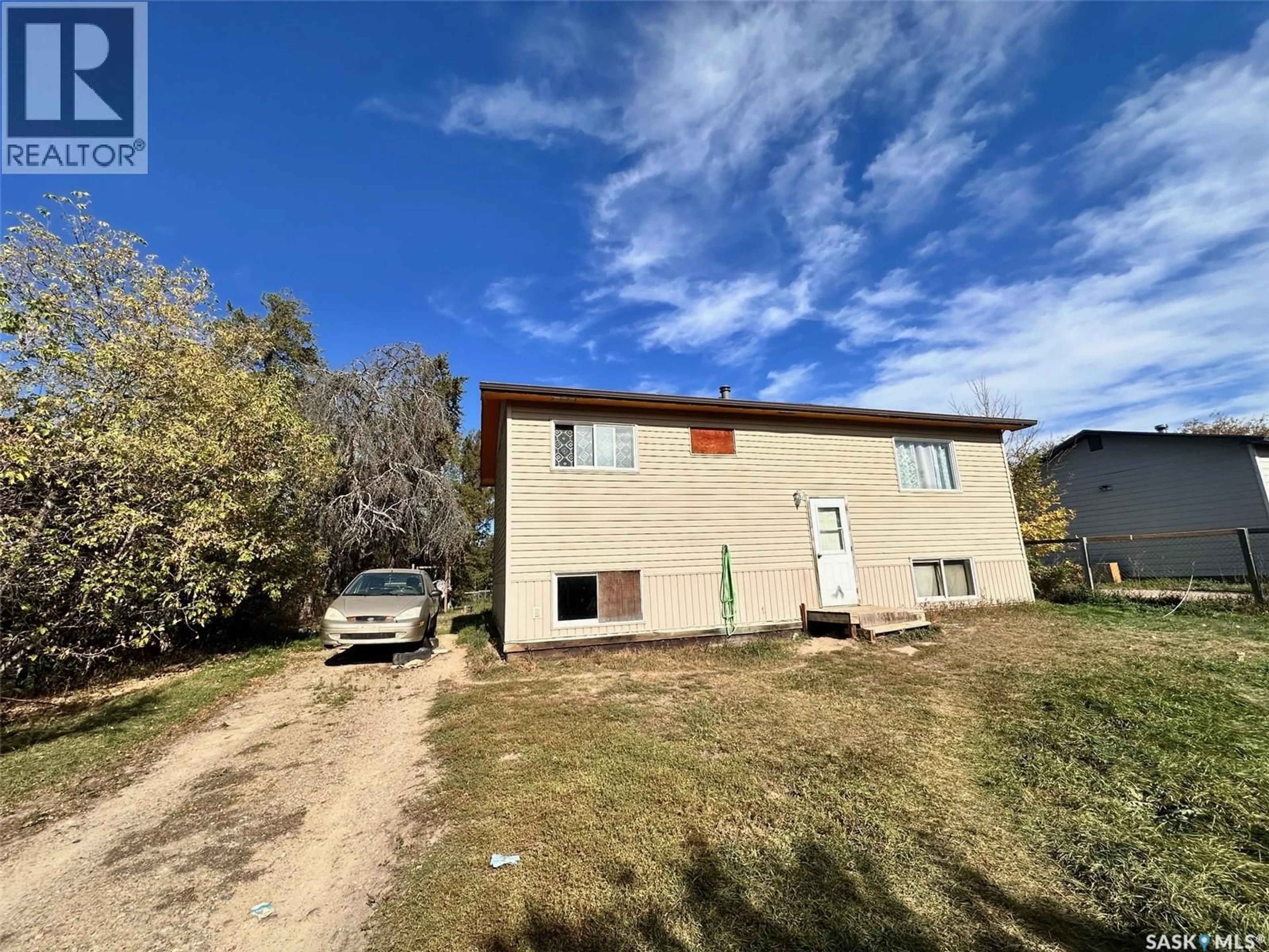 A pic from outside/outdoor area/front of a property/back of a property/a pic from drone, street for 202 MUSKWA STREET, Beauval Saskatchewan S0M0G0