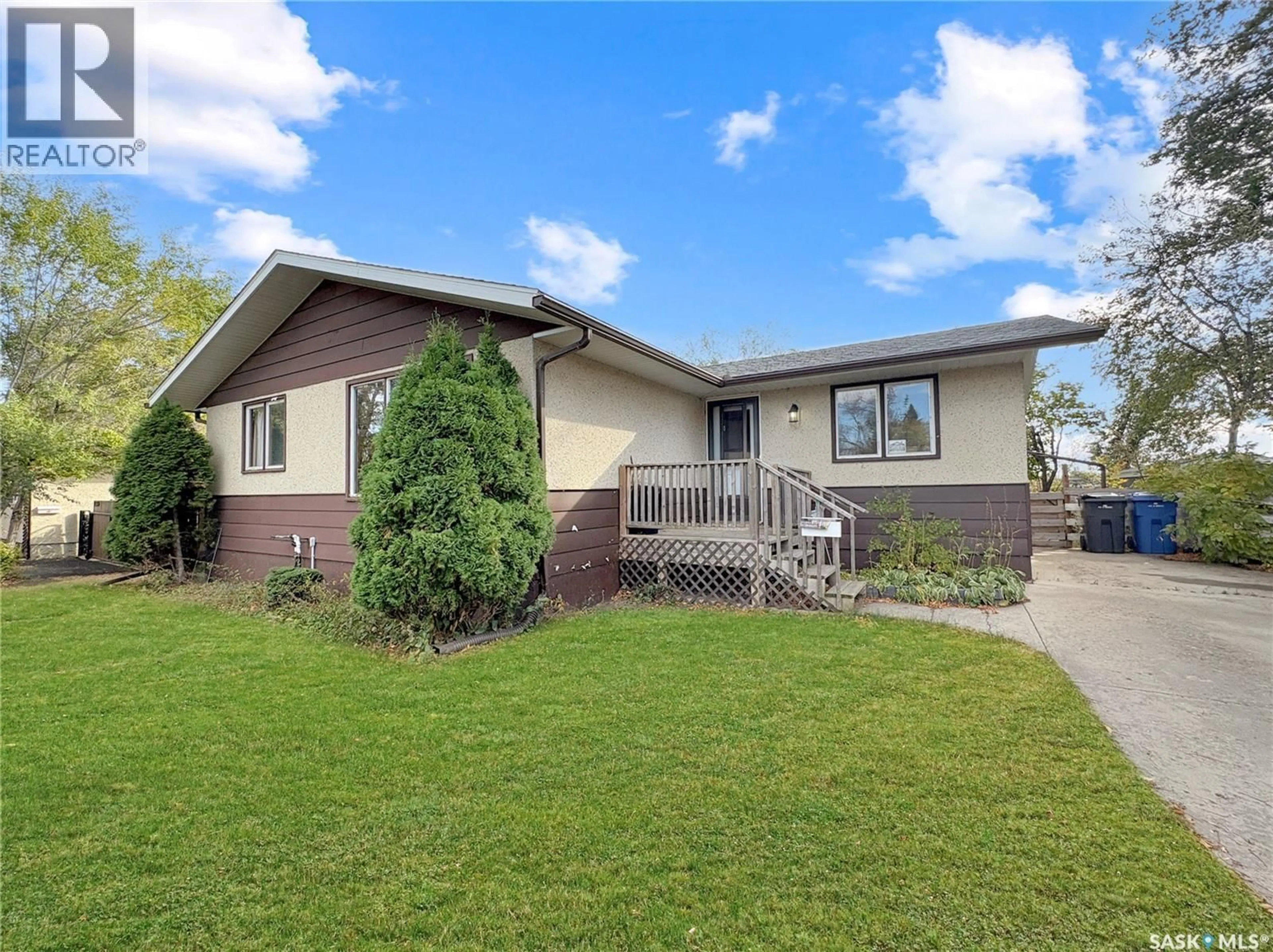 Home with vinyl exterior material, street for 2118 102ND CRESCENT, North Battleford Saskatchewan S9A1J5