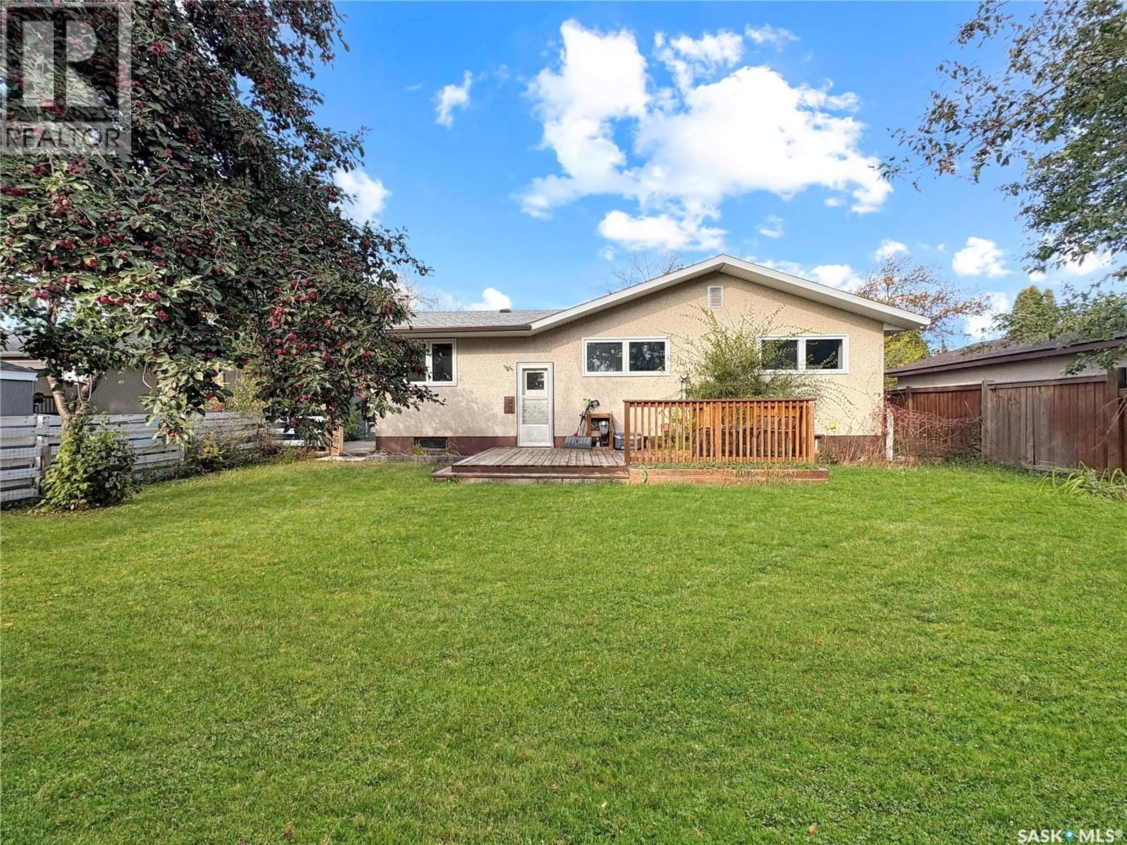 A pic from outside/outdoor area/front of a property/back of a property/a pic from drone, street for 2118 102ND CRESCENT, North Battleford Saskatchewan S9A1J5