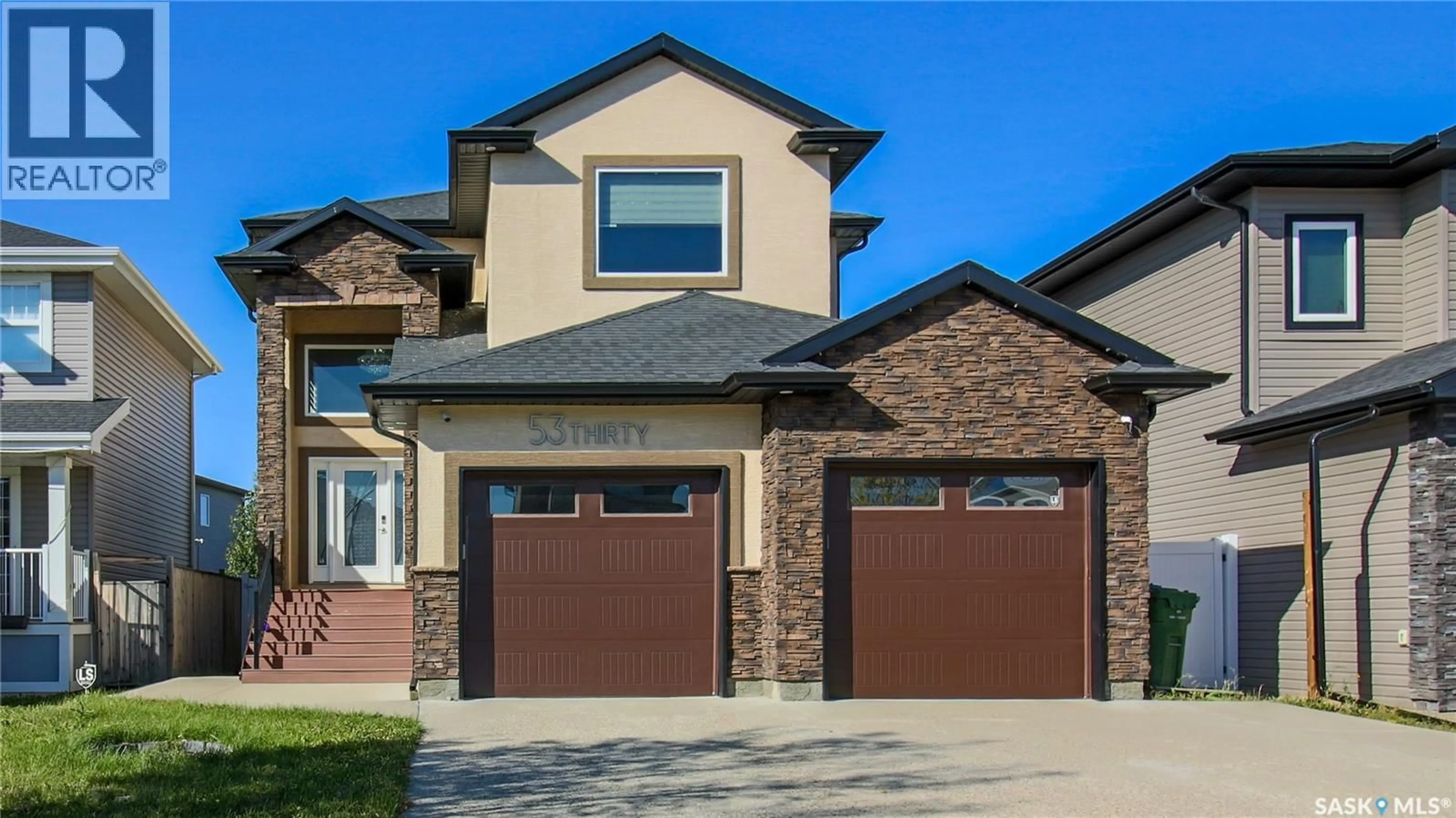 Home with brick exterior material, street for 5330 MCKENNA CRESCENT, Regina Saskatchewan S4W0G2