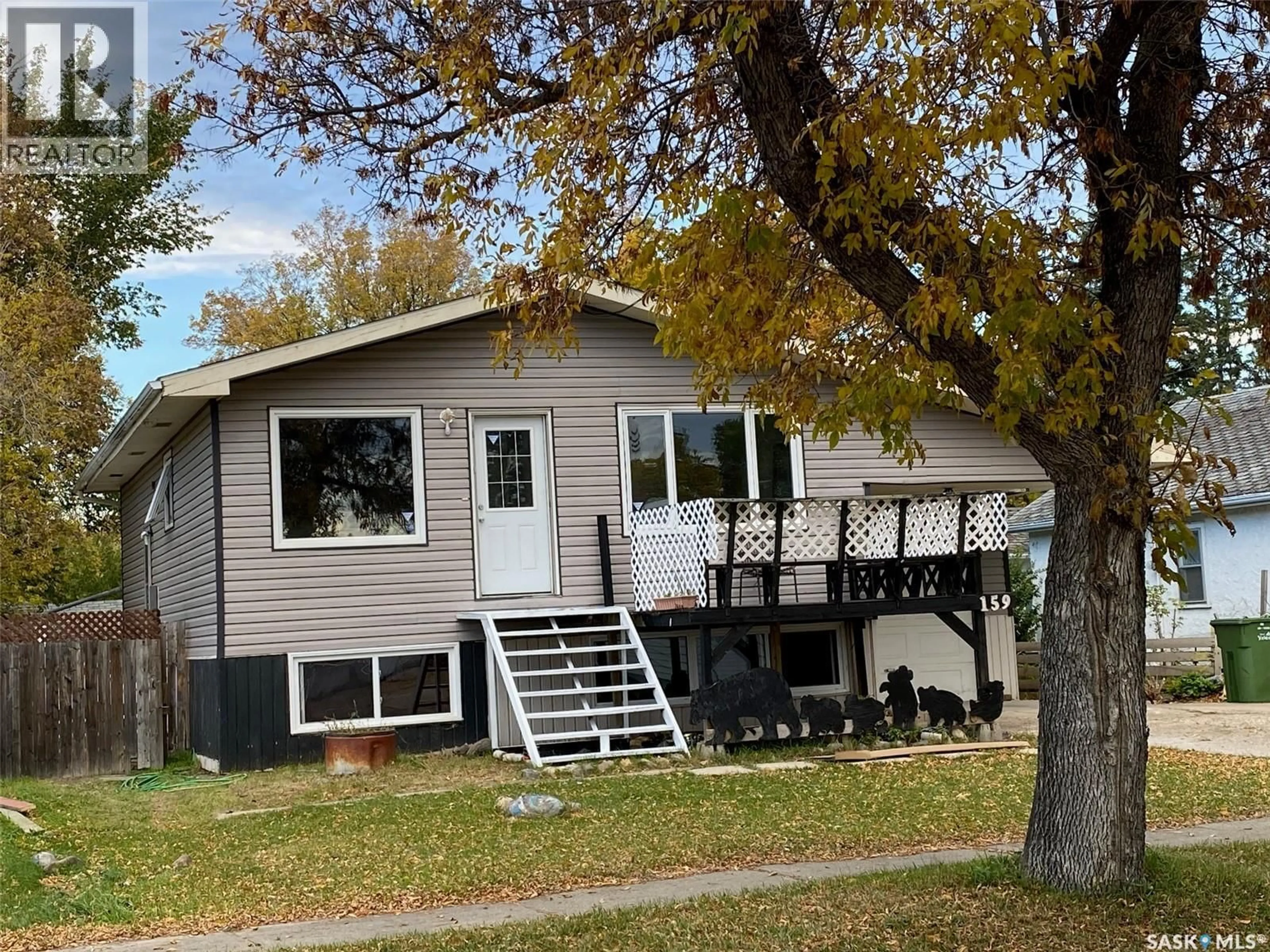 Home with vinyl exterior material, street for 159 DUNCAN STREET, Yorkton Saskatchewan S3N0G7