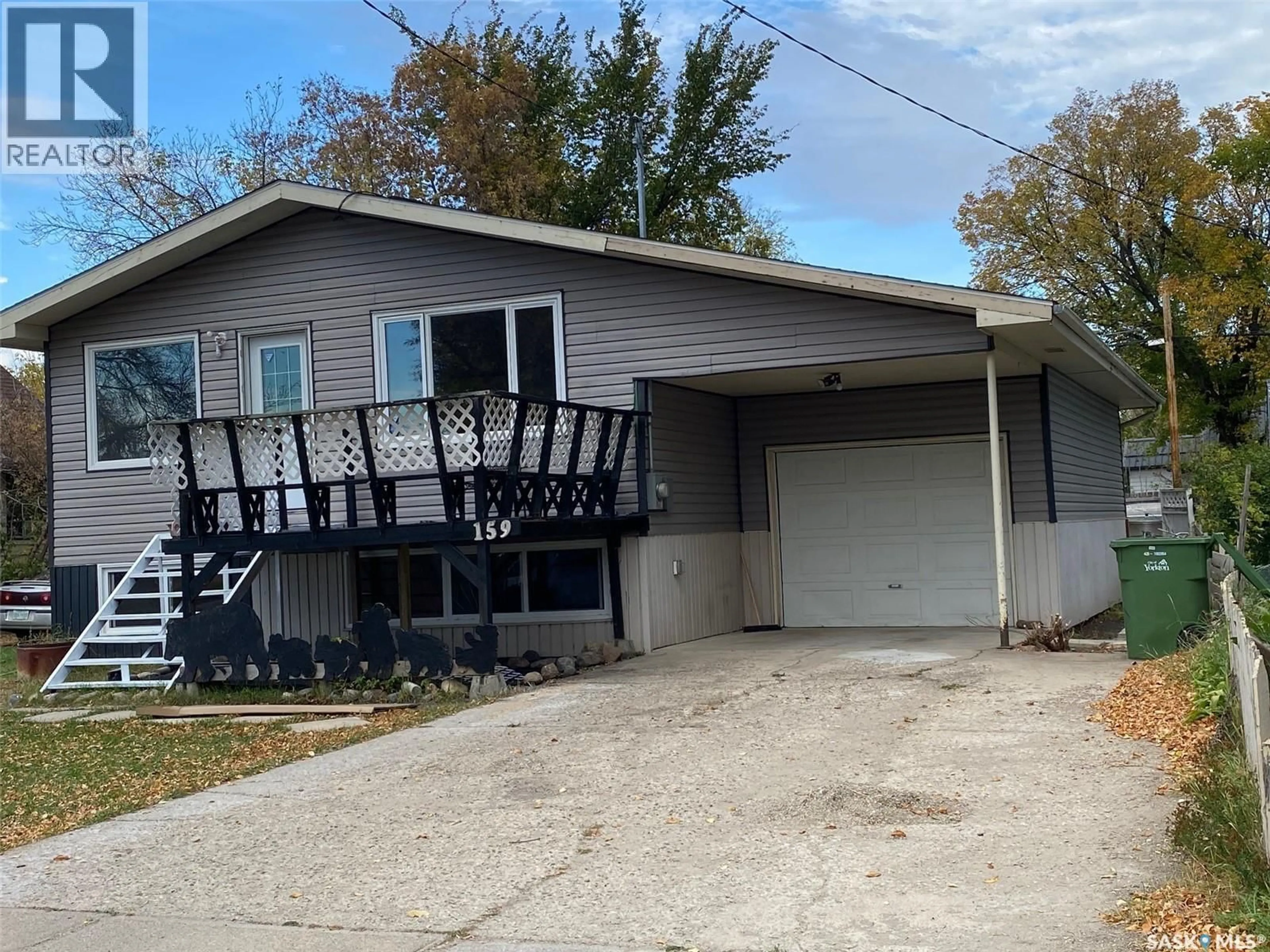 Home with vinyl exterior material, street for 159 DUNCAN STREET, Yorkton Saskatchewan S3N0G7