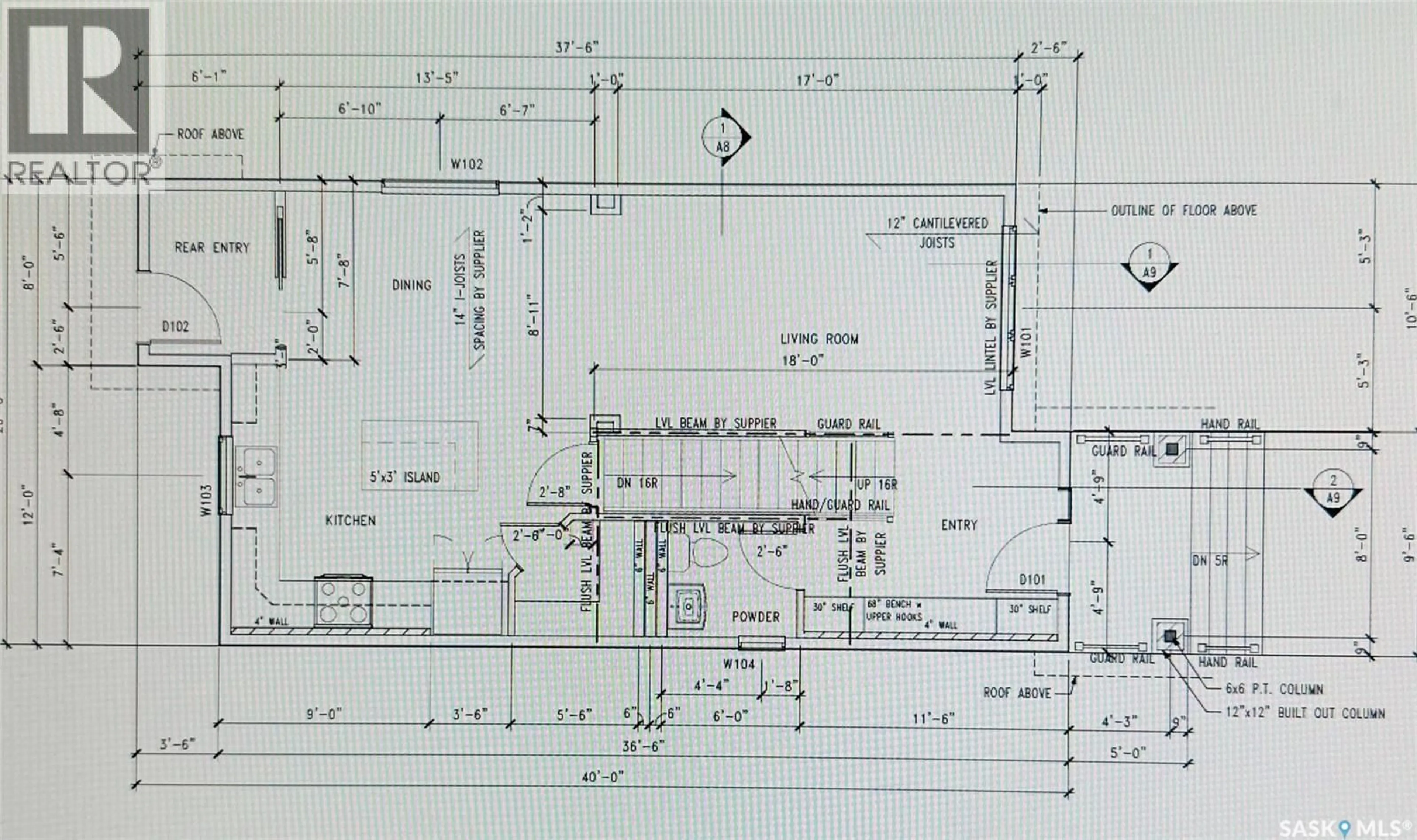 Floor plan for 1404 BESNARD DRIVE, Martensville Saskatchewan S0K2T1