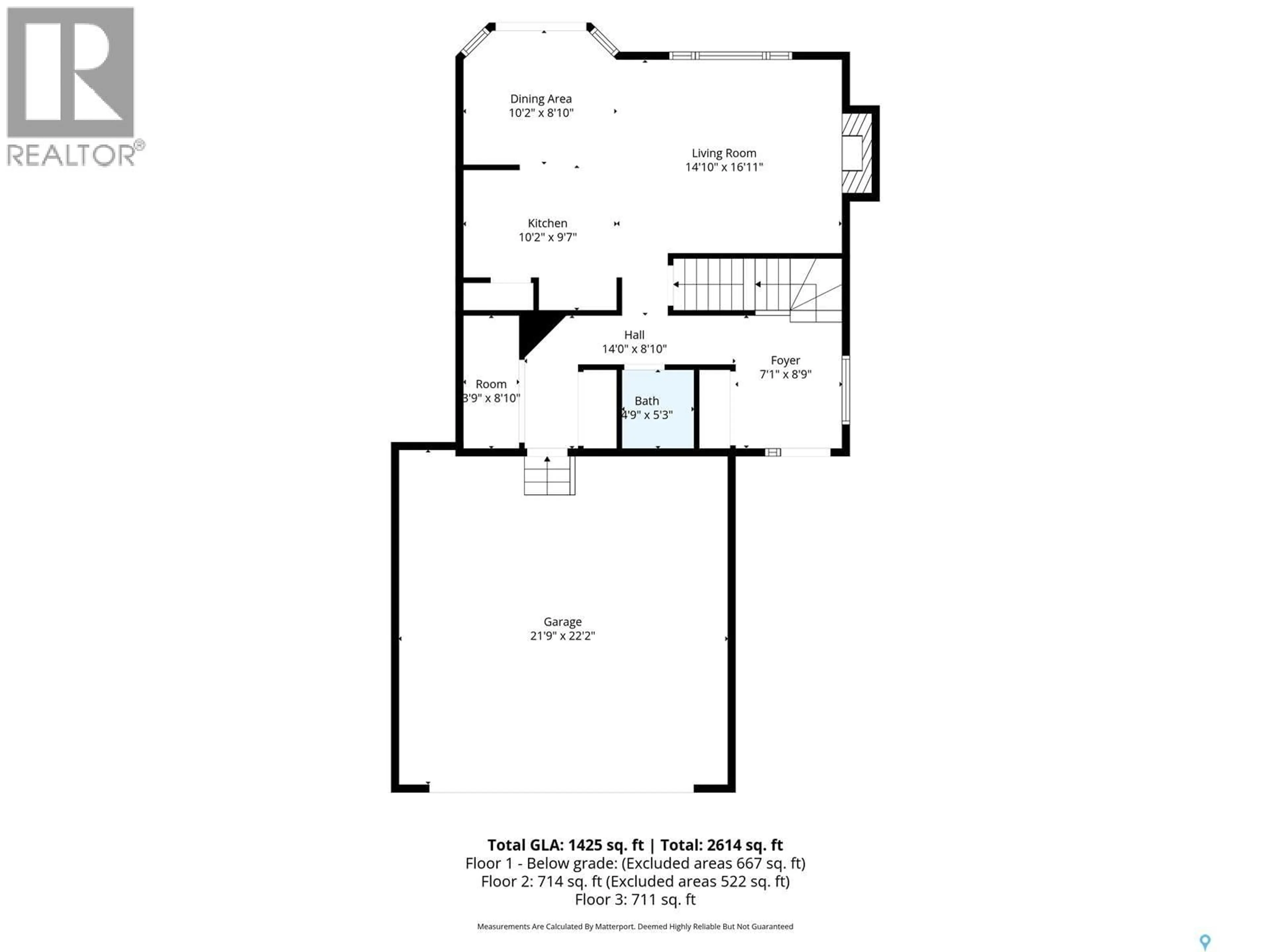 Floor plan for 4635 SHERLOCK DRIVE, Regina Saskatchewan S4X0B5