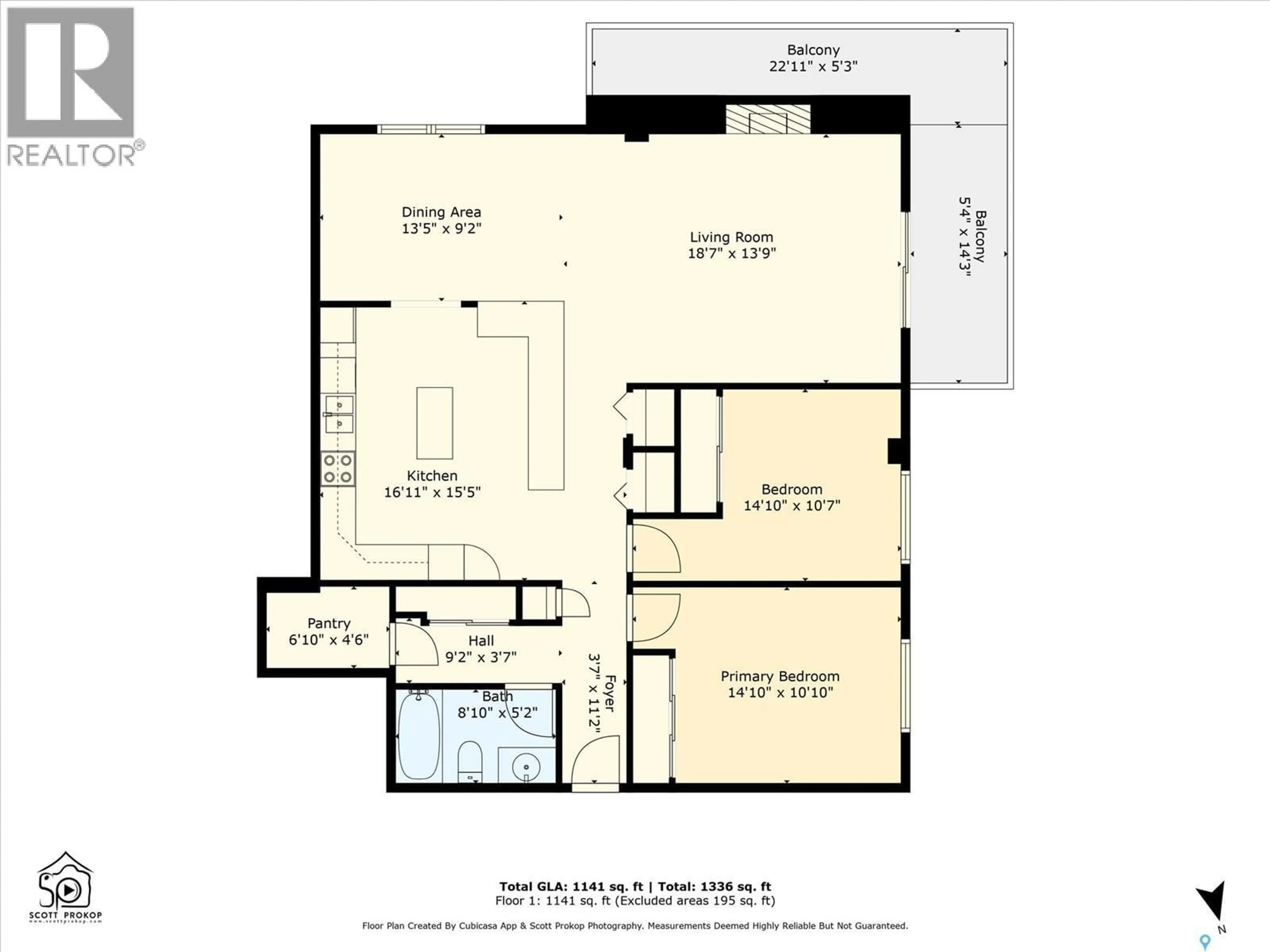 Floor plan for 510 - 704 5TH AVENUE N, Saskatoon Saskatchewan S7K2R2