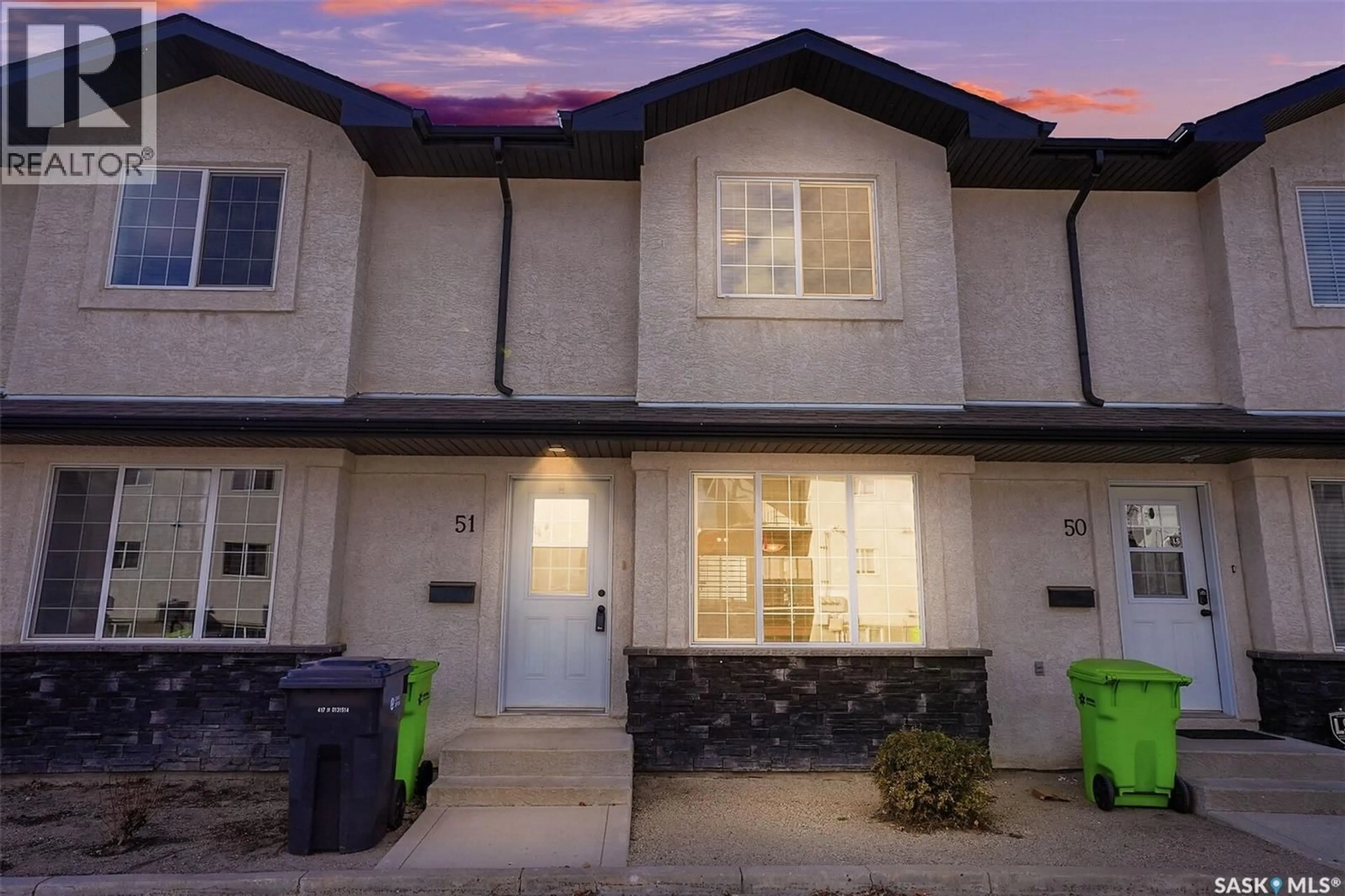 Home with vinyl exterior material, street for 51 - 4640 HARBOUR LANDING DRIVE, Regina Saskatchewan S4W0B8
