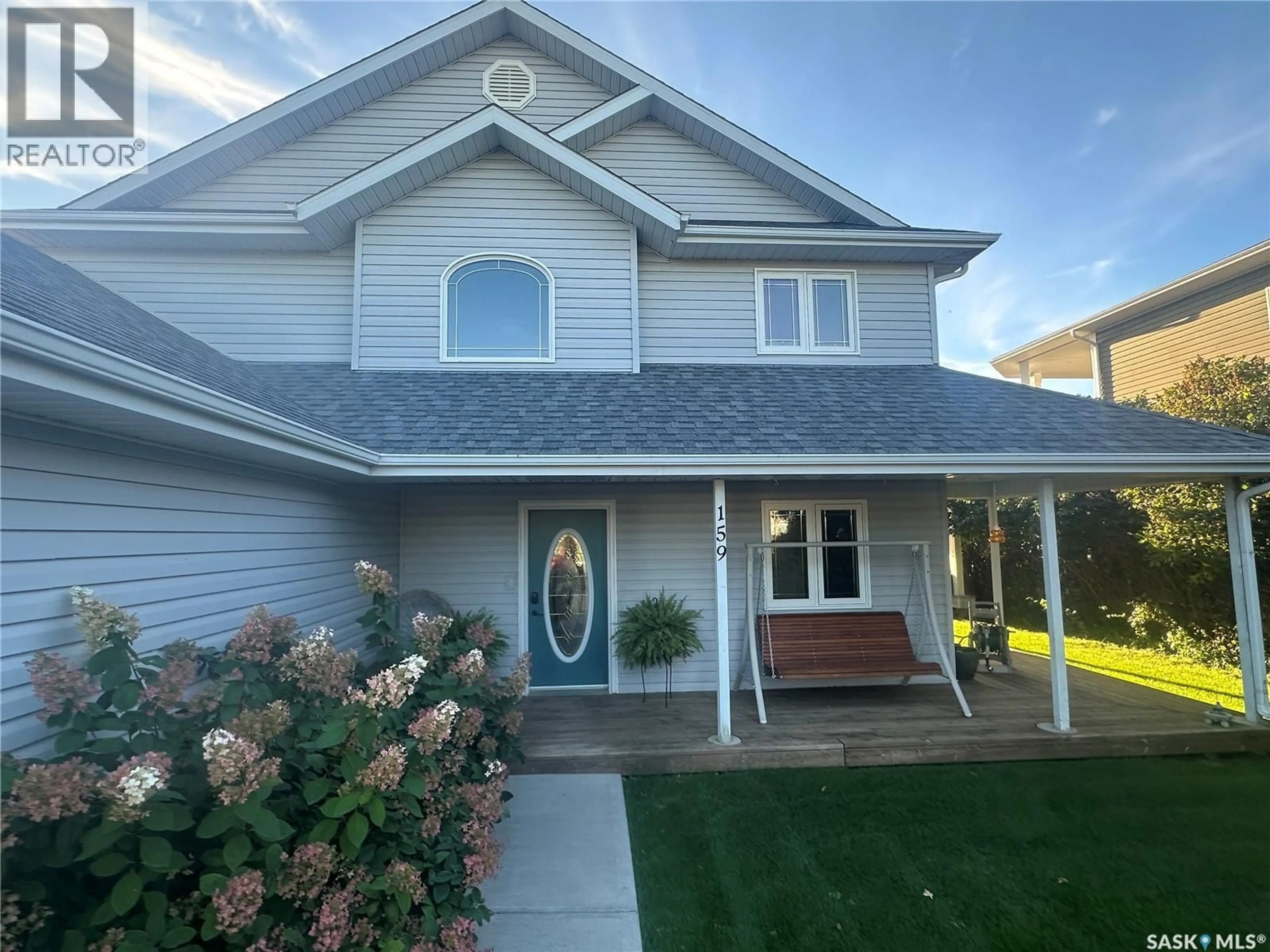 Home with vinyl exterior material, street for 159 SARAH DRIVE, Elbow Saskatchewan S0H1J0