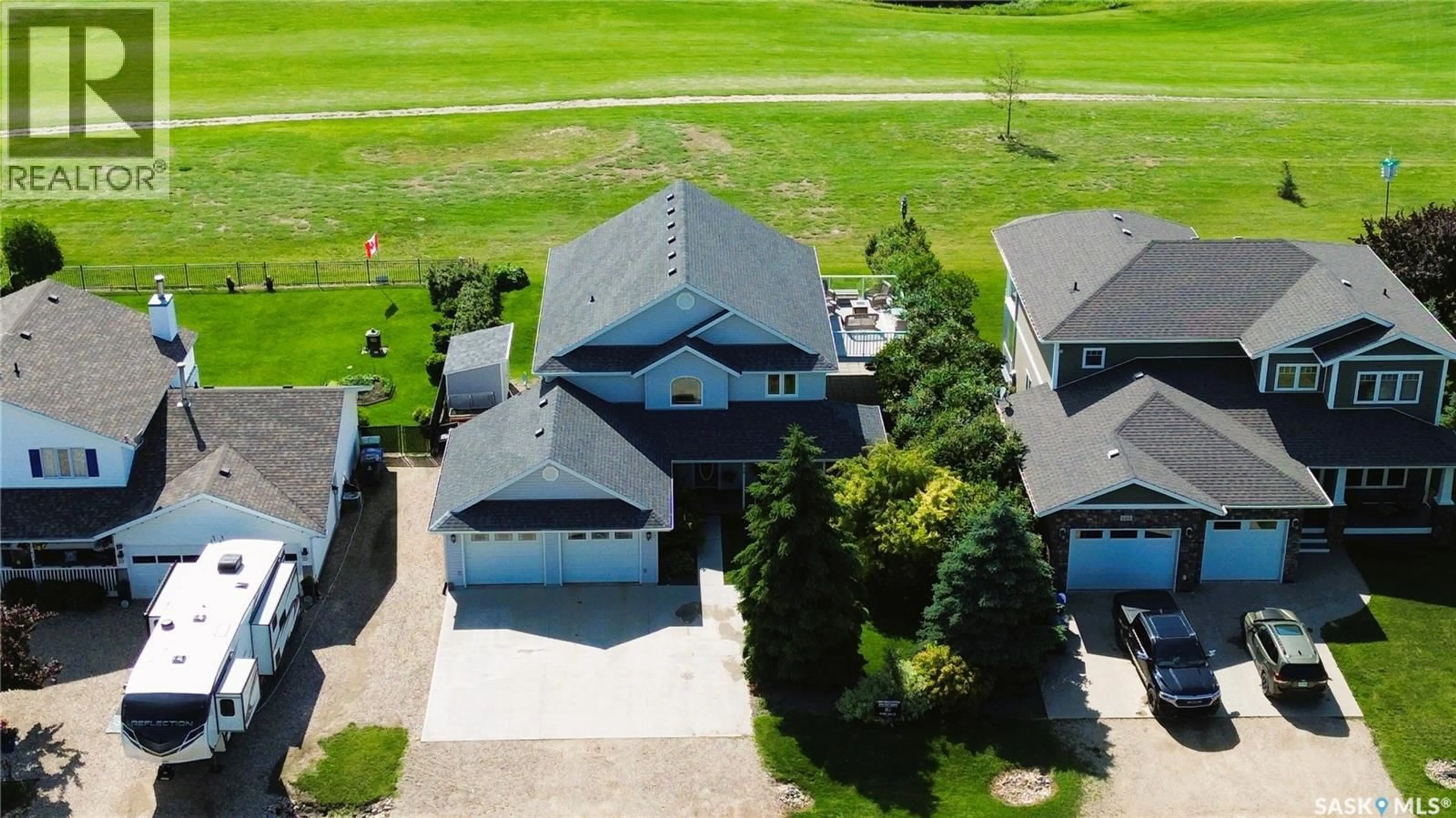 A pic from outside/outdoor area/front of a property/back of a property/a pic from drone, street for 159 SARAH DRIVE, Elbow Saskatchewan S0H1J0