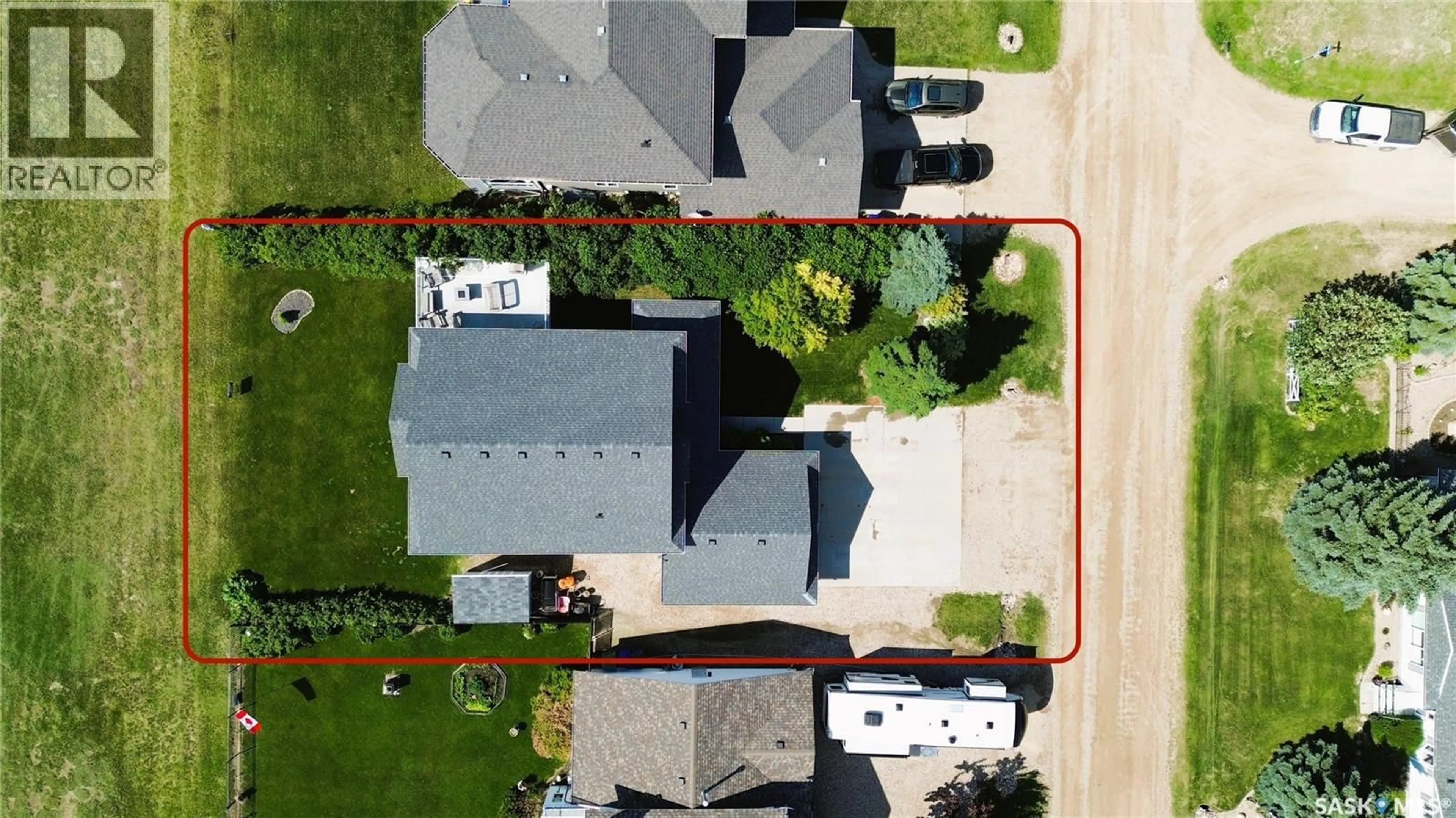 A pic from outside/outdoor area/front of a property/back of a property/a pic from drone, street for 159 SARAH DRIVE, Elbow Saskatchewan S0H1J0