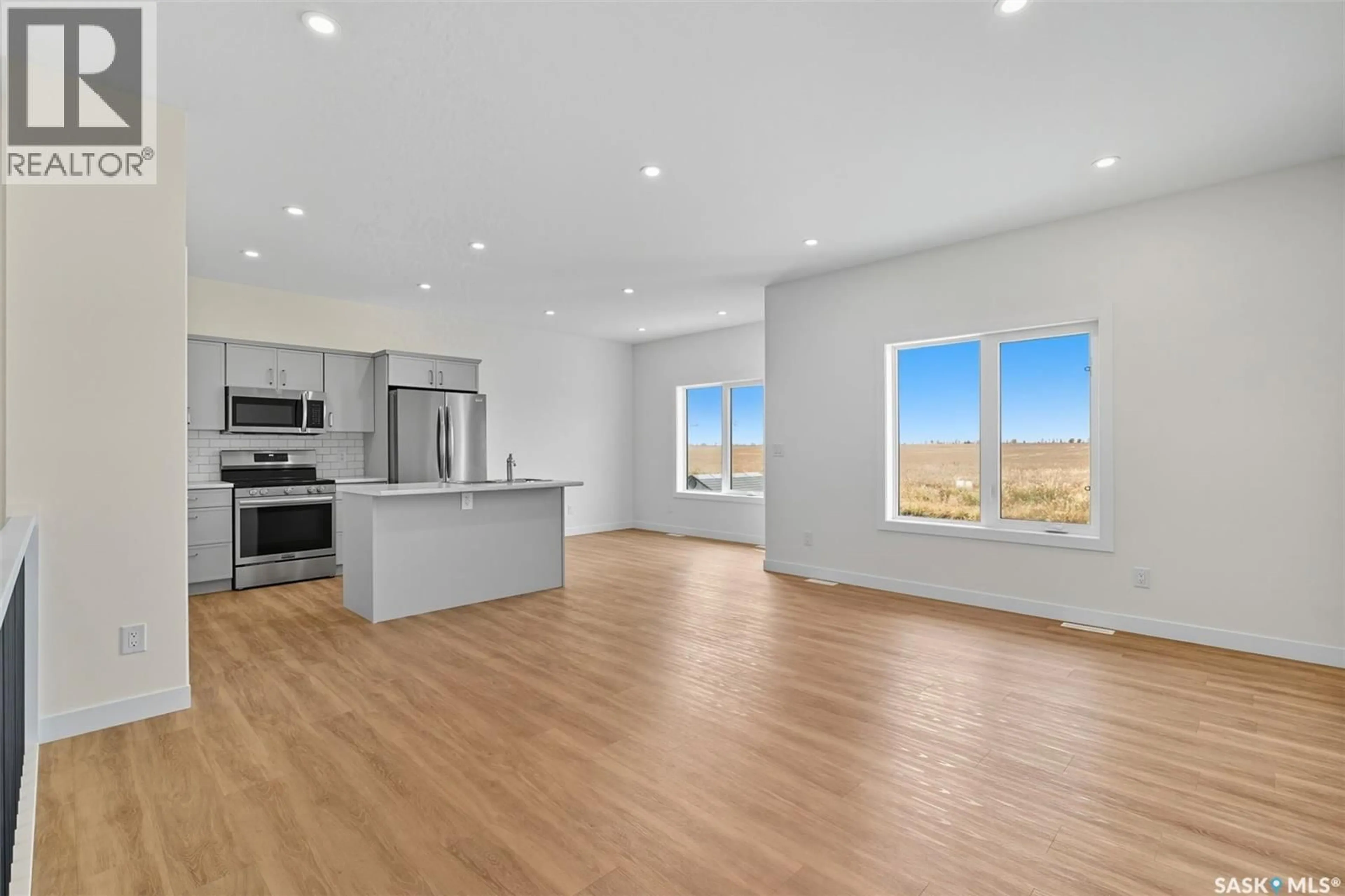 Open concept kitchen, unknown for 92 DIEFENBAKER AVENUE, Hague Saskatchewan S0K1X0