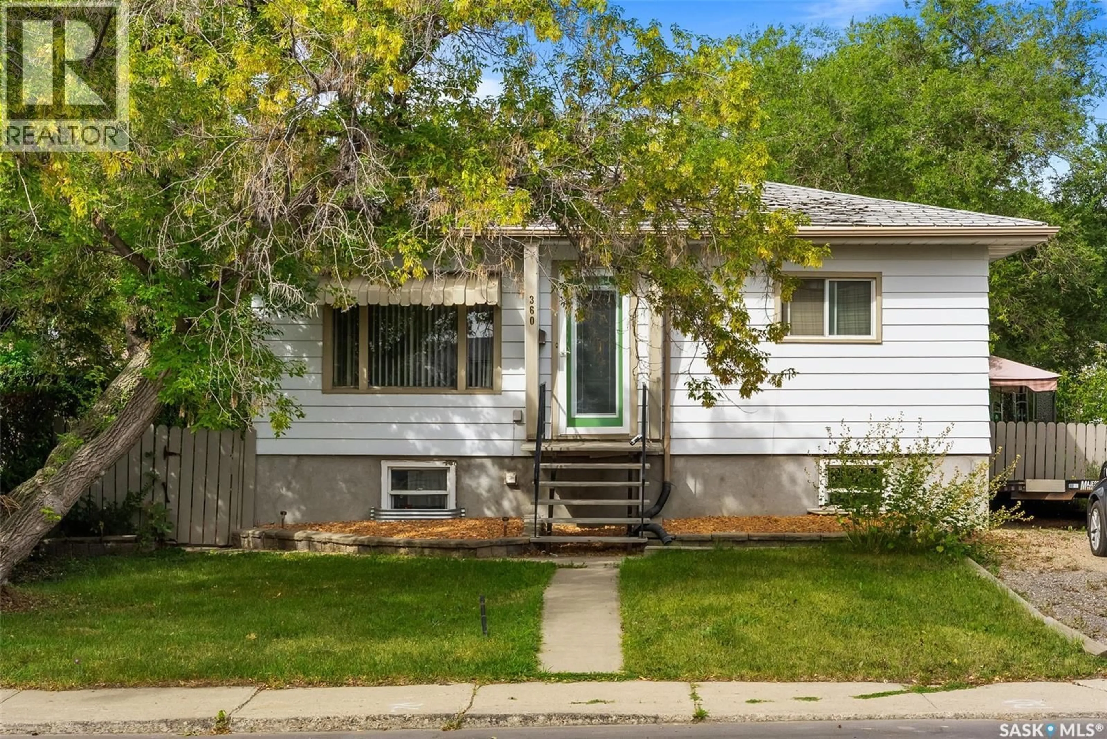 Home with vinyl exterior material, street for 360 ANGUS STREET, Regina Saskatchewan S4R3K6