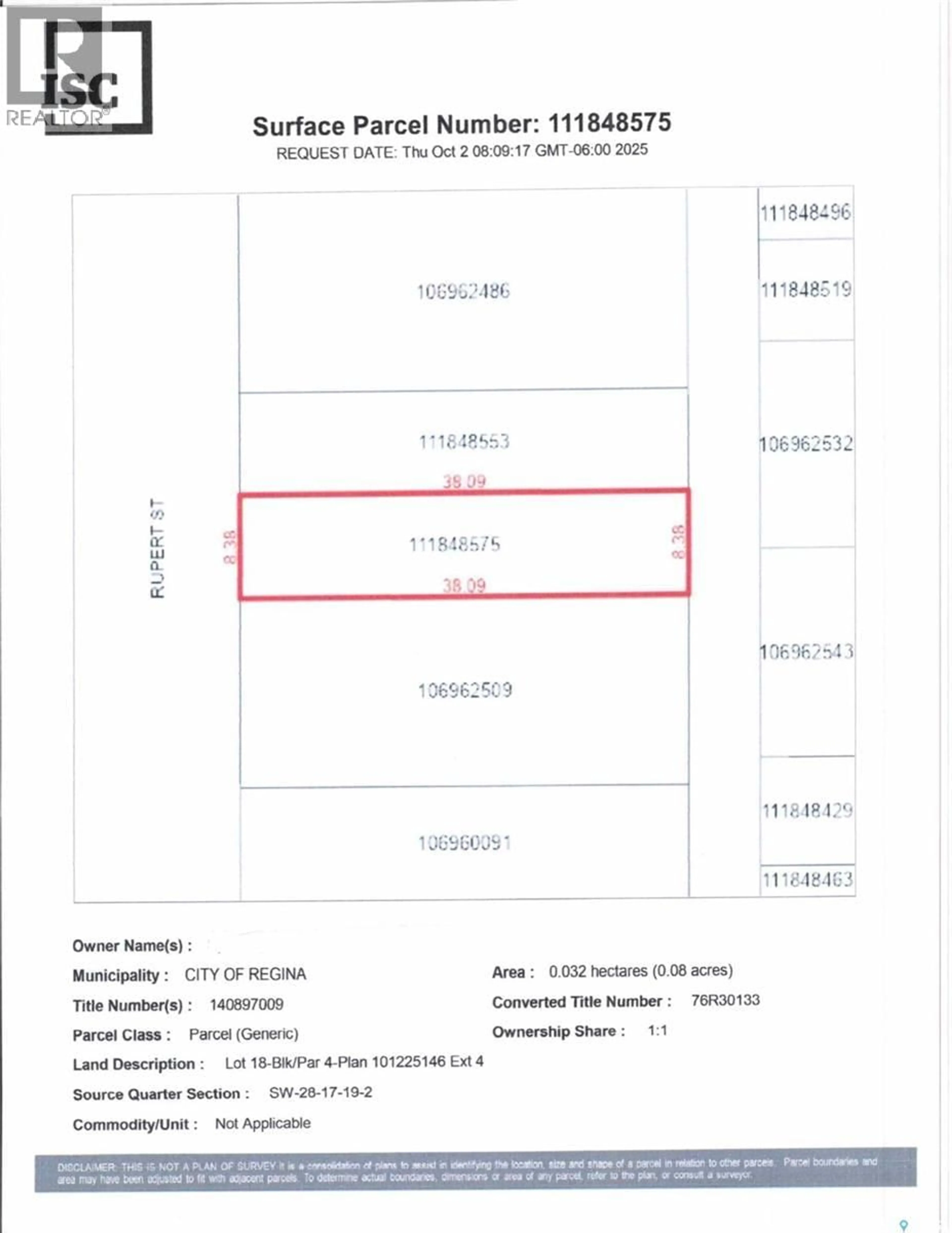 Floor plan for 1437 RUPERT STREET, Regina Saskatchewan S4N1V9
