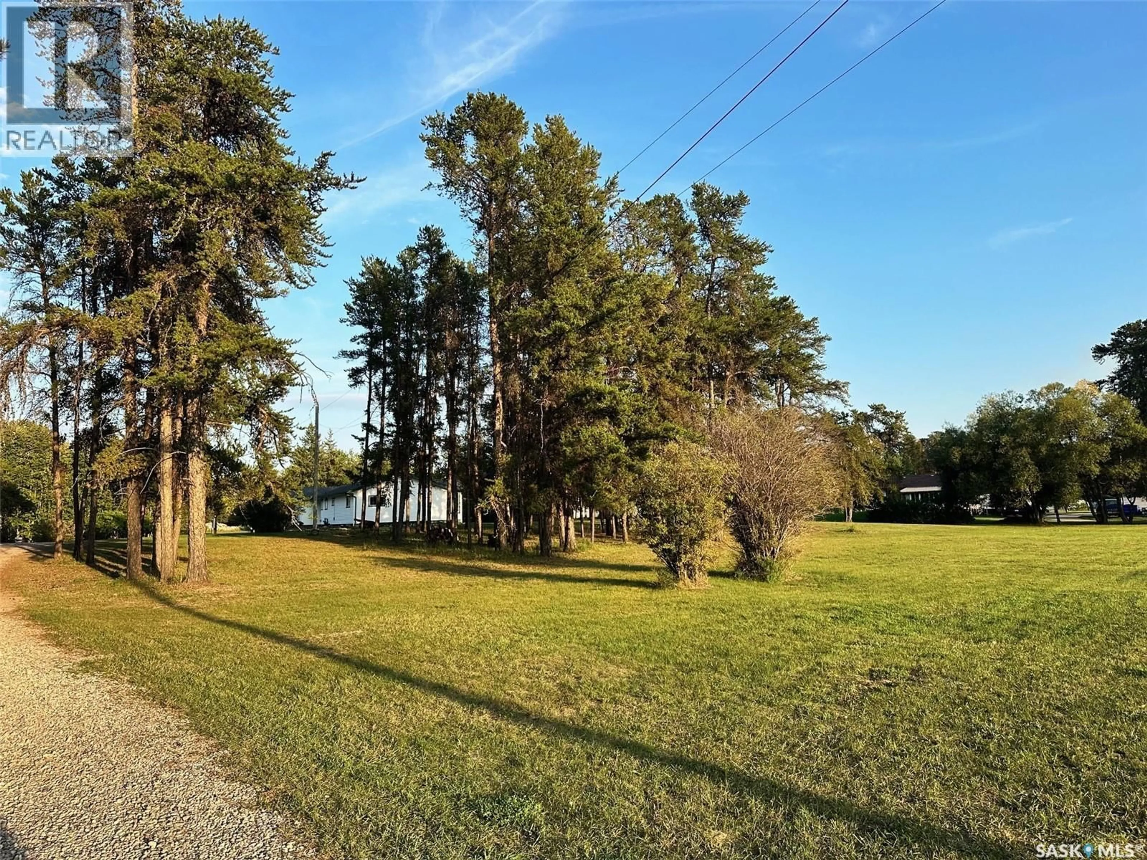 A pic from outside/outdoor area/front of a property/back of a property/a pic from drone, water/lake/river/ocean view for ACREAGE, Hudson Bay Saskatchewan S0E0Y0