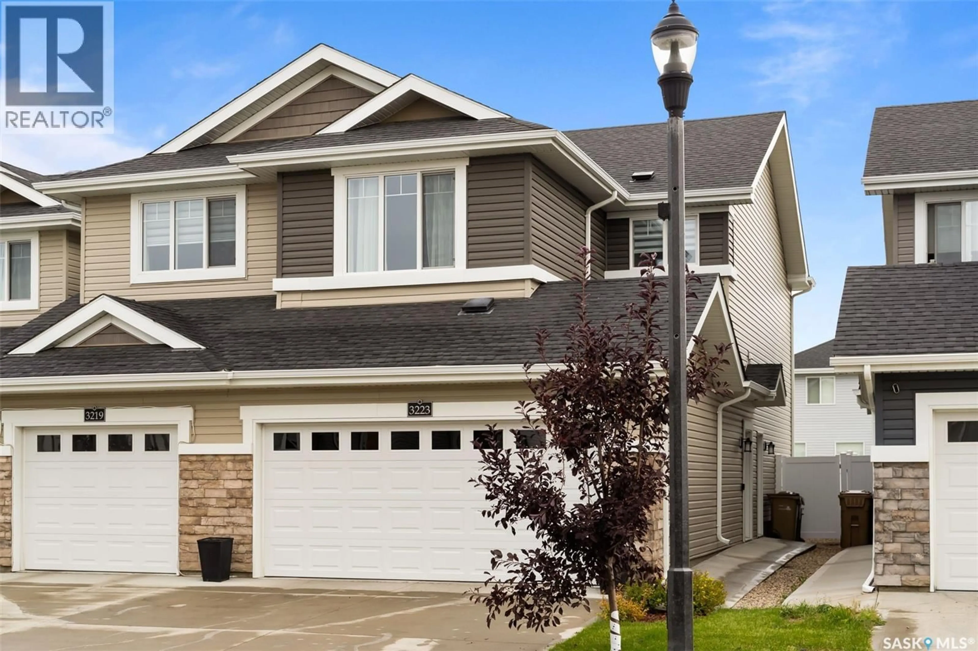 Home with vinyl exterior material, street for 3223 GREEN BROOK ROAD, Regina Saskatchewan S4V3R3