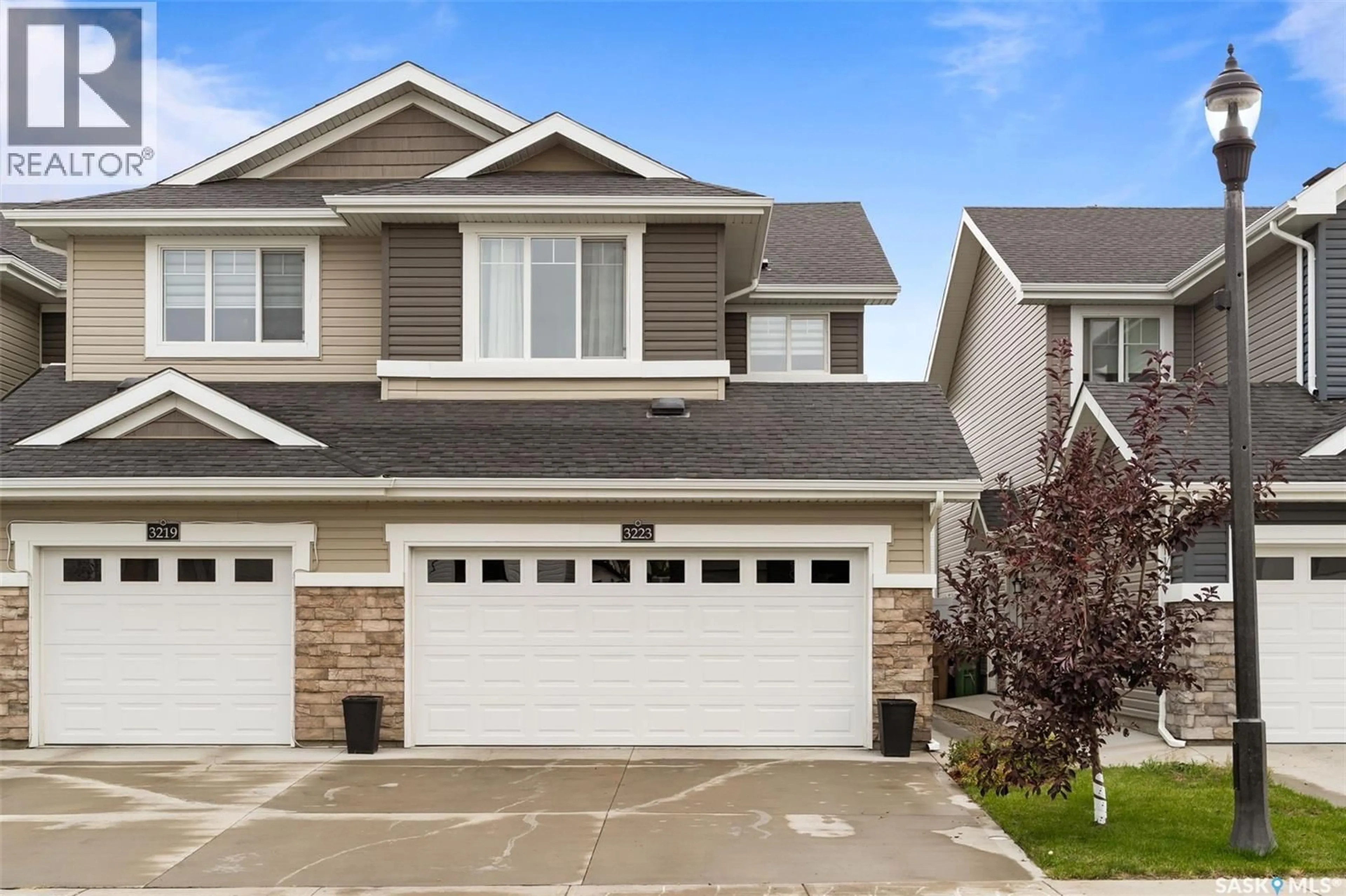 Home with vinyl exterior material, street for 3223 GREEN BROOK ROAD, Regina Saskatchewan S4V3R3