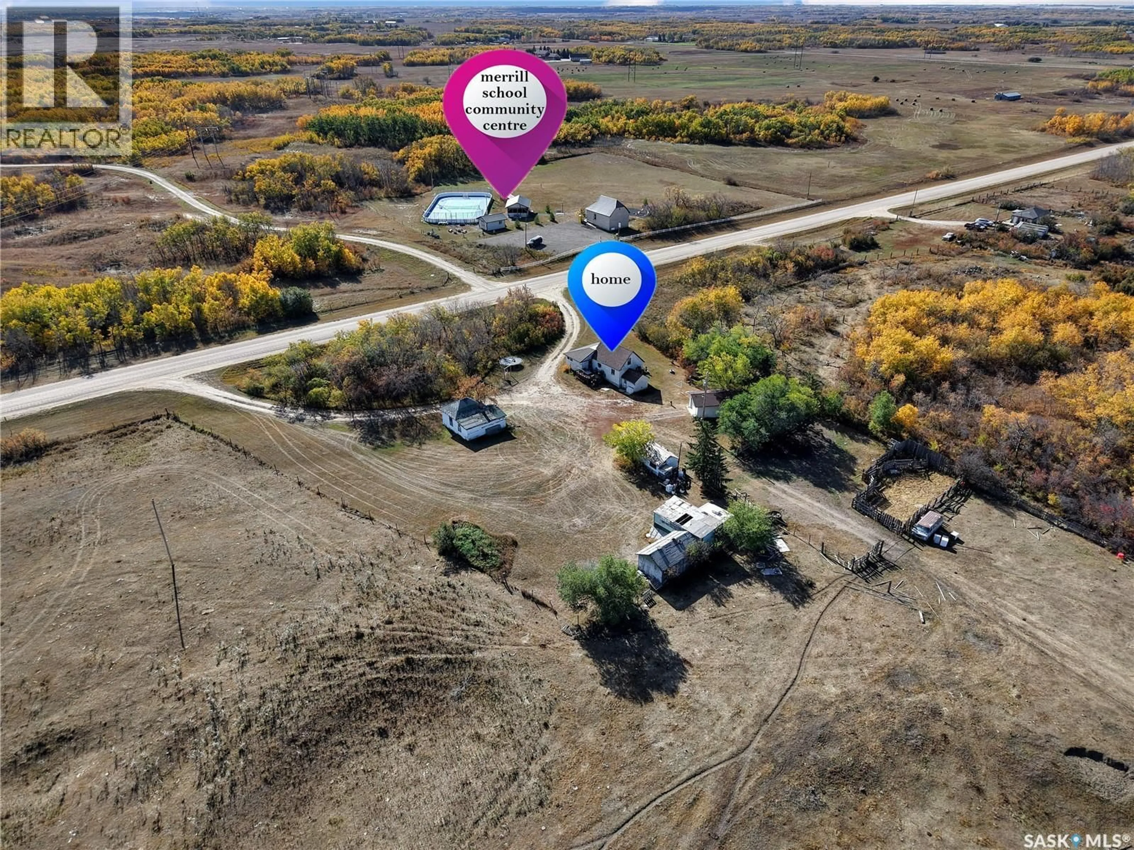 A pic from outside/outdoor area/front of a property/back of a property/a pic from drone, unknown for BRISTOW ACREAGE, Corman Park Rm No. 344 Saskatchewan S7K5W1