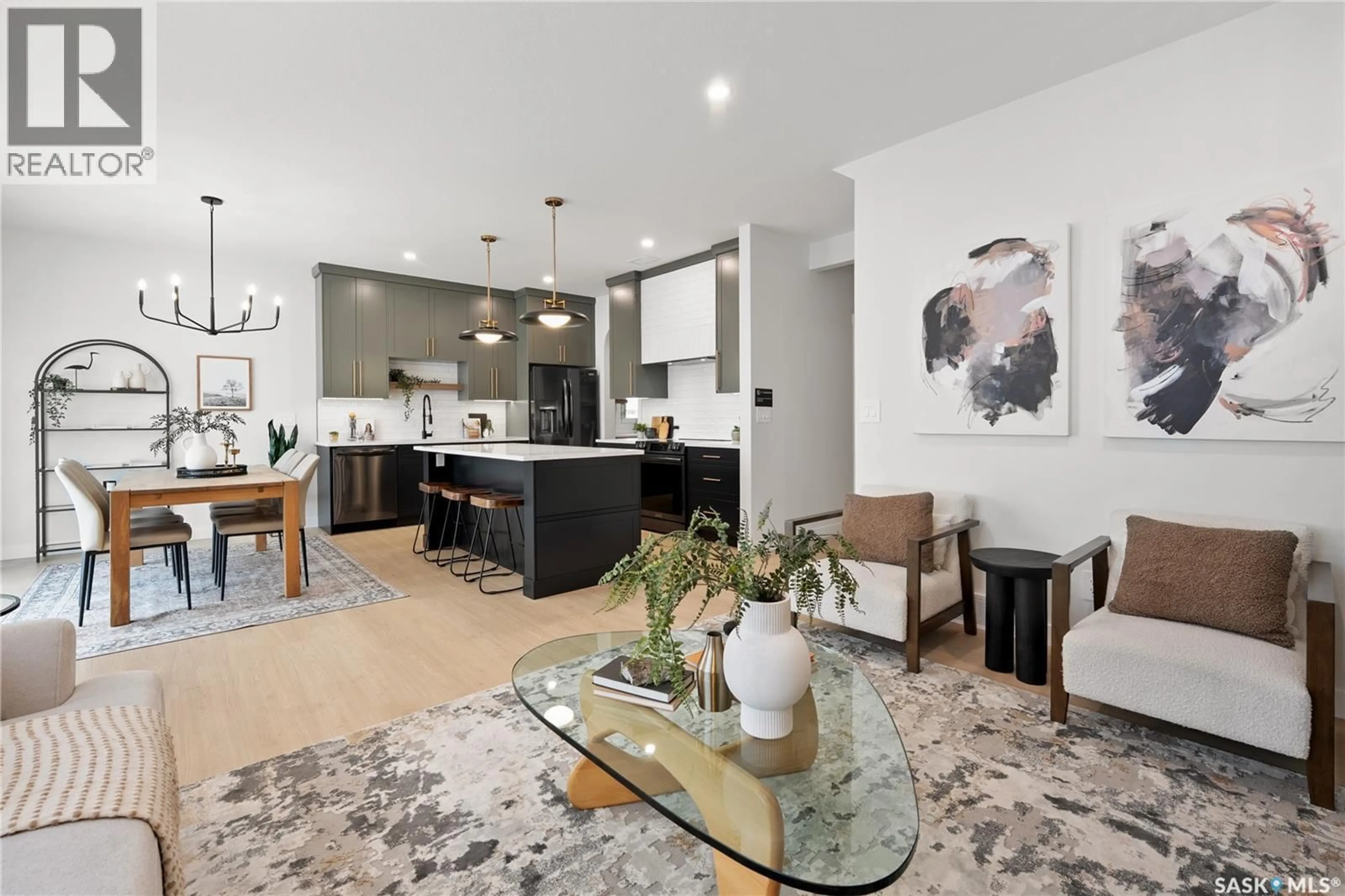 Open concept kitchen, unknown for 166 COCKROFT MANOR, Saskatoon Saskatchewan S7V1L1