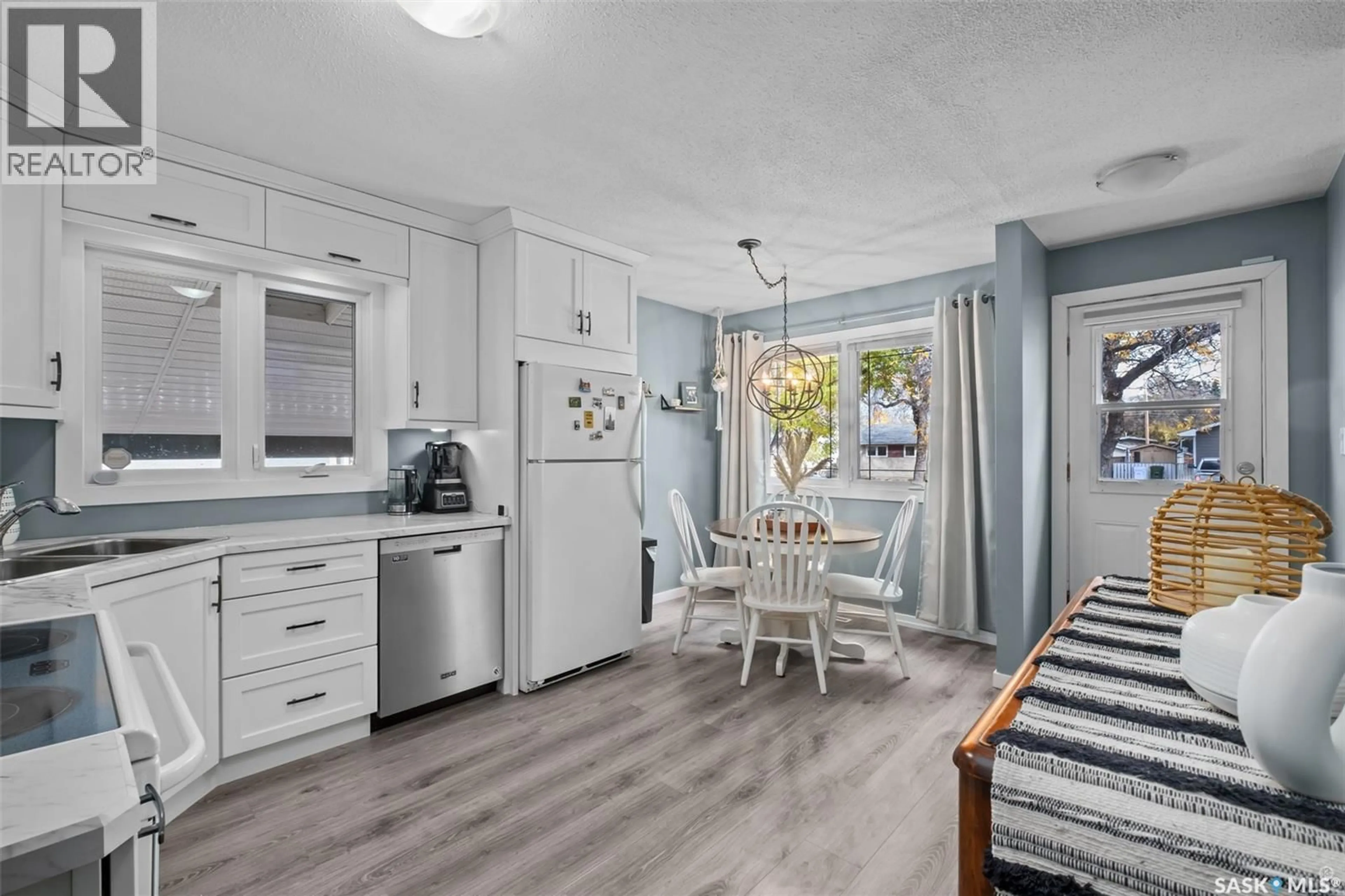 Open concept kitchen, ceramic/tile floor for 1361 3RD STREET, Prince Albert Saskatchewan S6V0J8