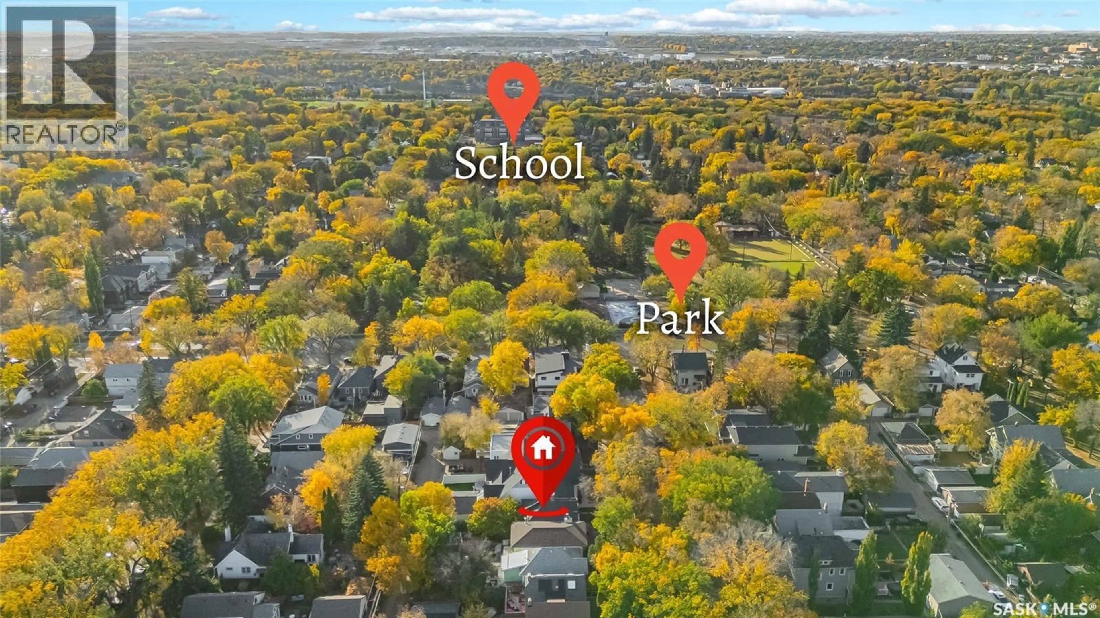 A pic from outside/outdoor area/front of a property/back of a property/a pic from drone, street for 420 6TH STREET, Saskatoon Saskatchewan S7H1B8