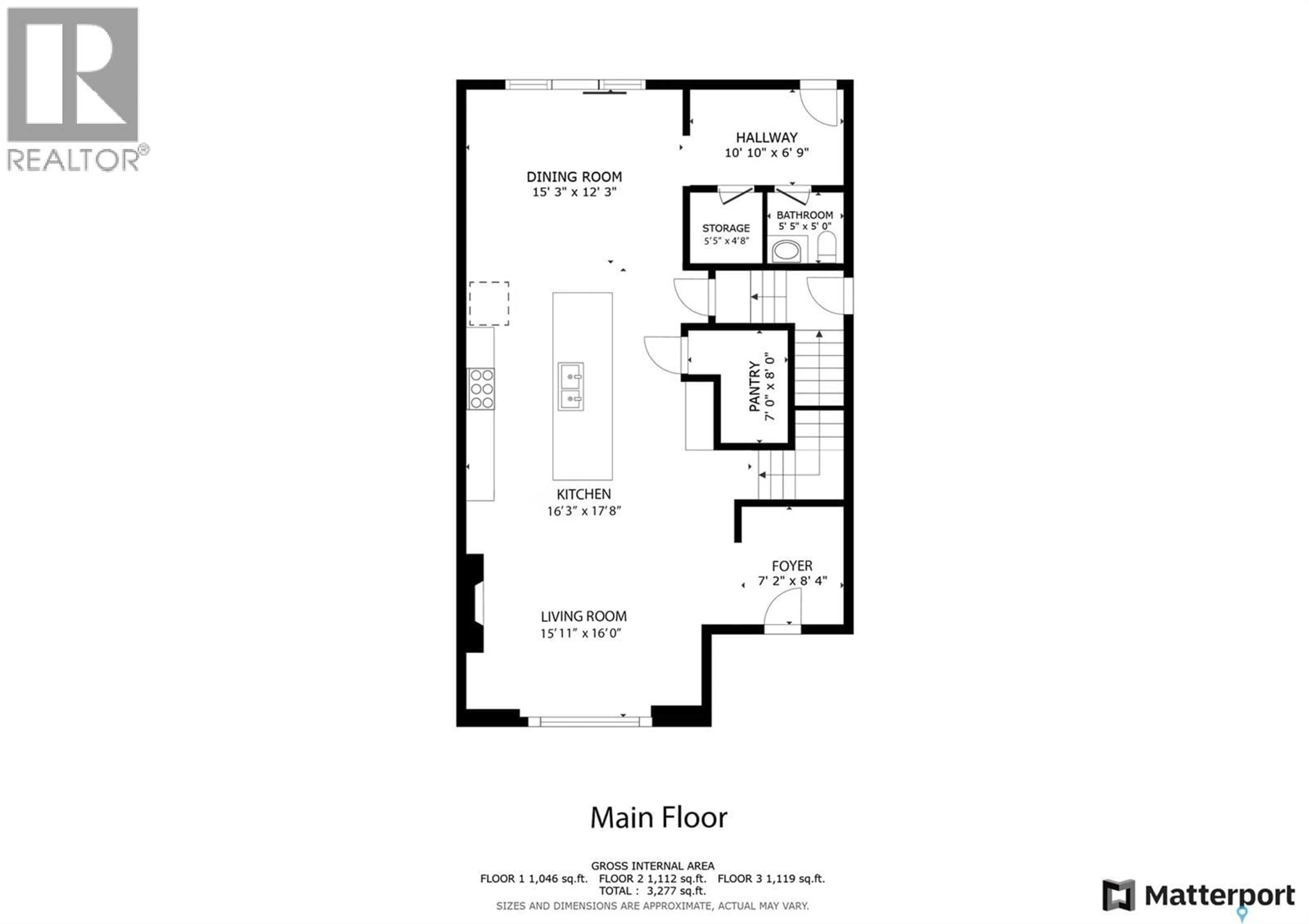 Floor plan for 1121 13TH STREET, Saskatoon Saskatchewan S7H0C1