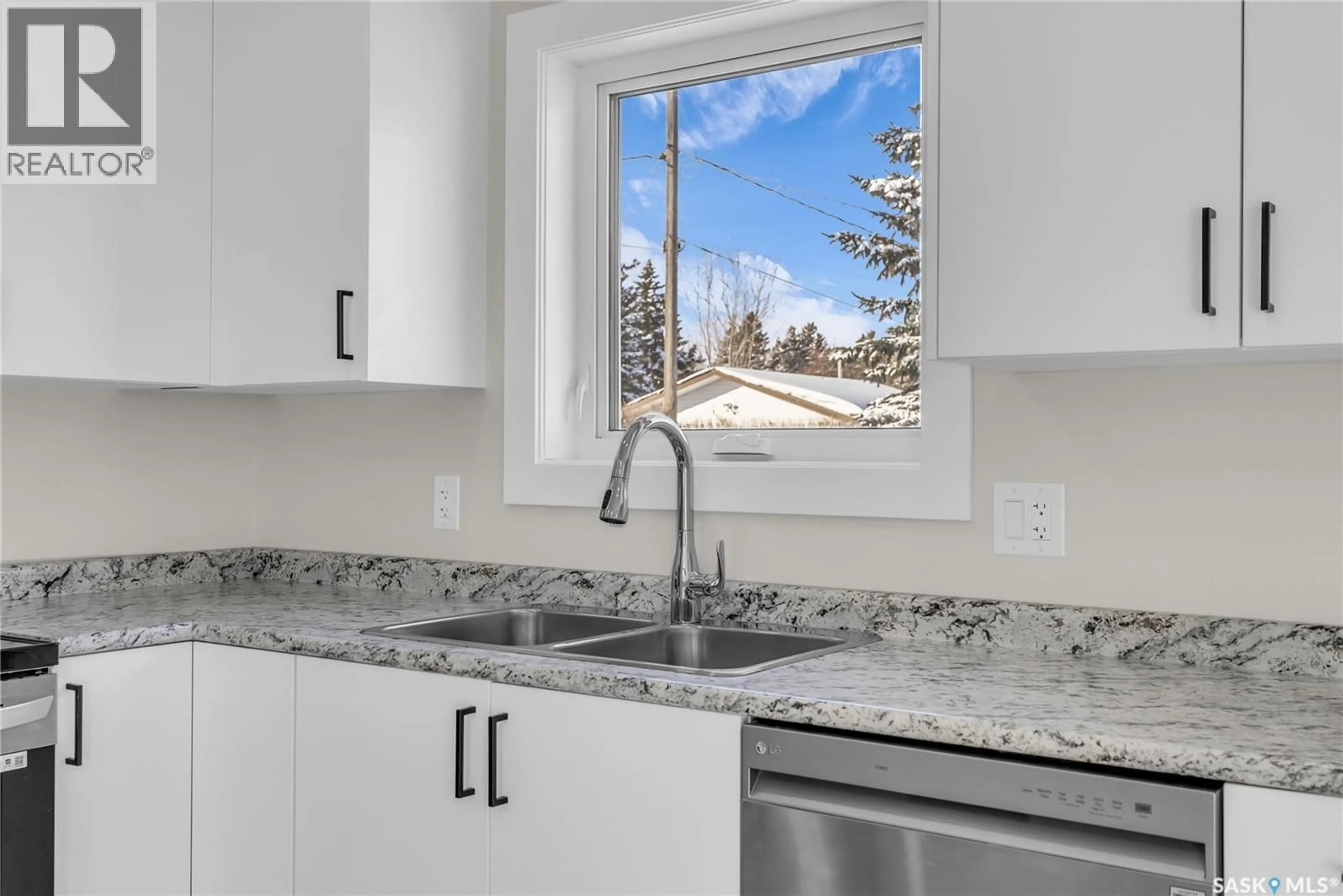 Open concept kitchen, ceramic/tile floor for 5001 NEUFELD AVENUE, Waldheim Saskatchewan S0K4R0