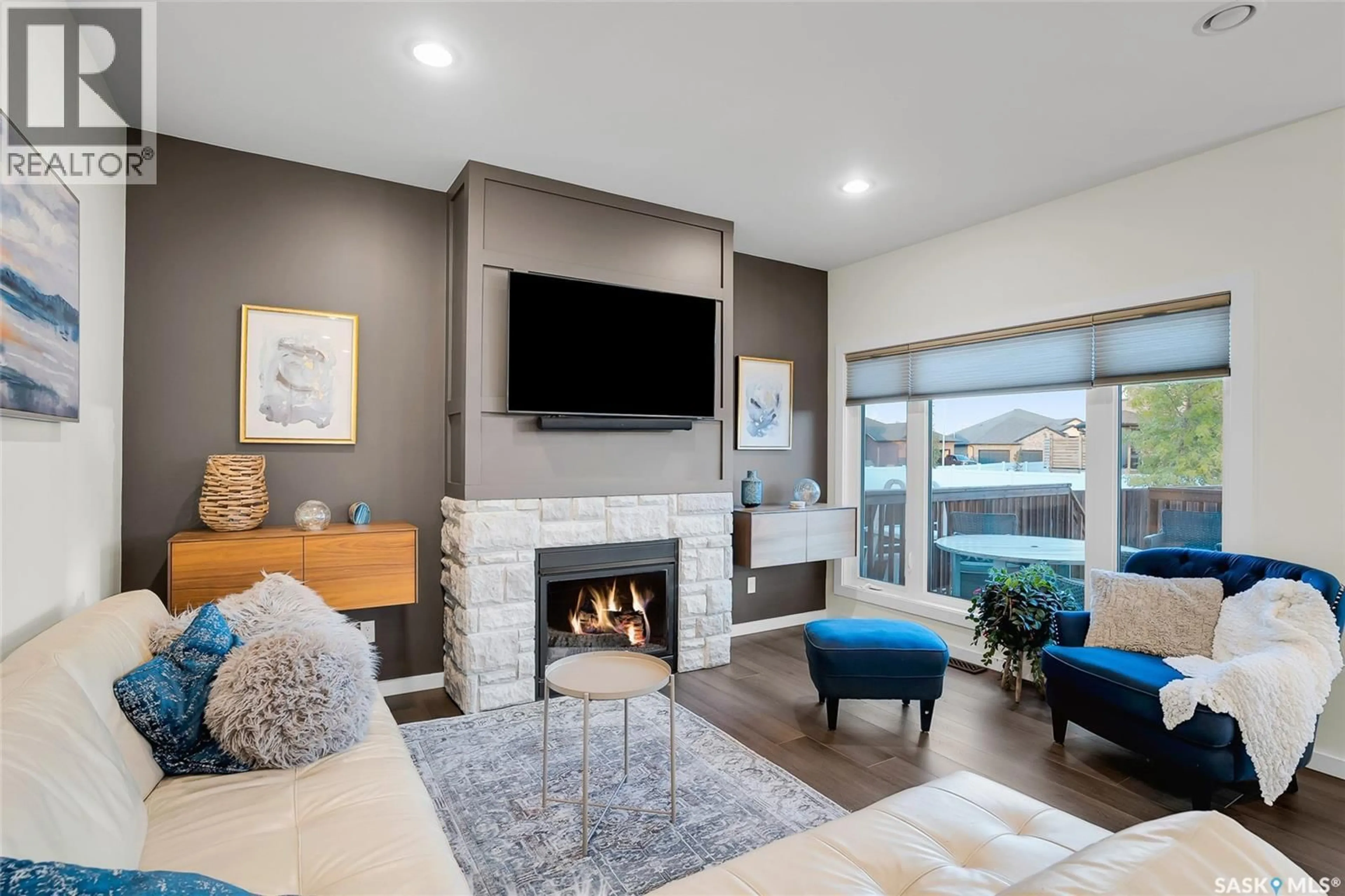Living room with furniture, unknown for 119 KINSMEN CRESCENT, Martensville Saskatchewan S0K0A2