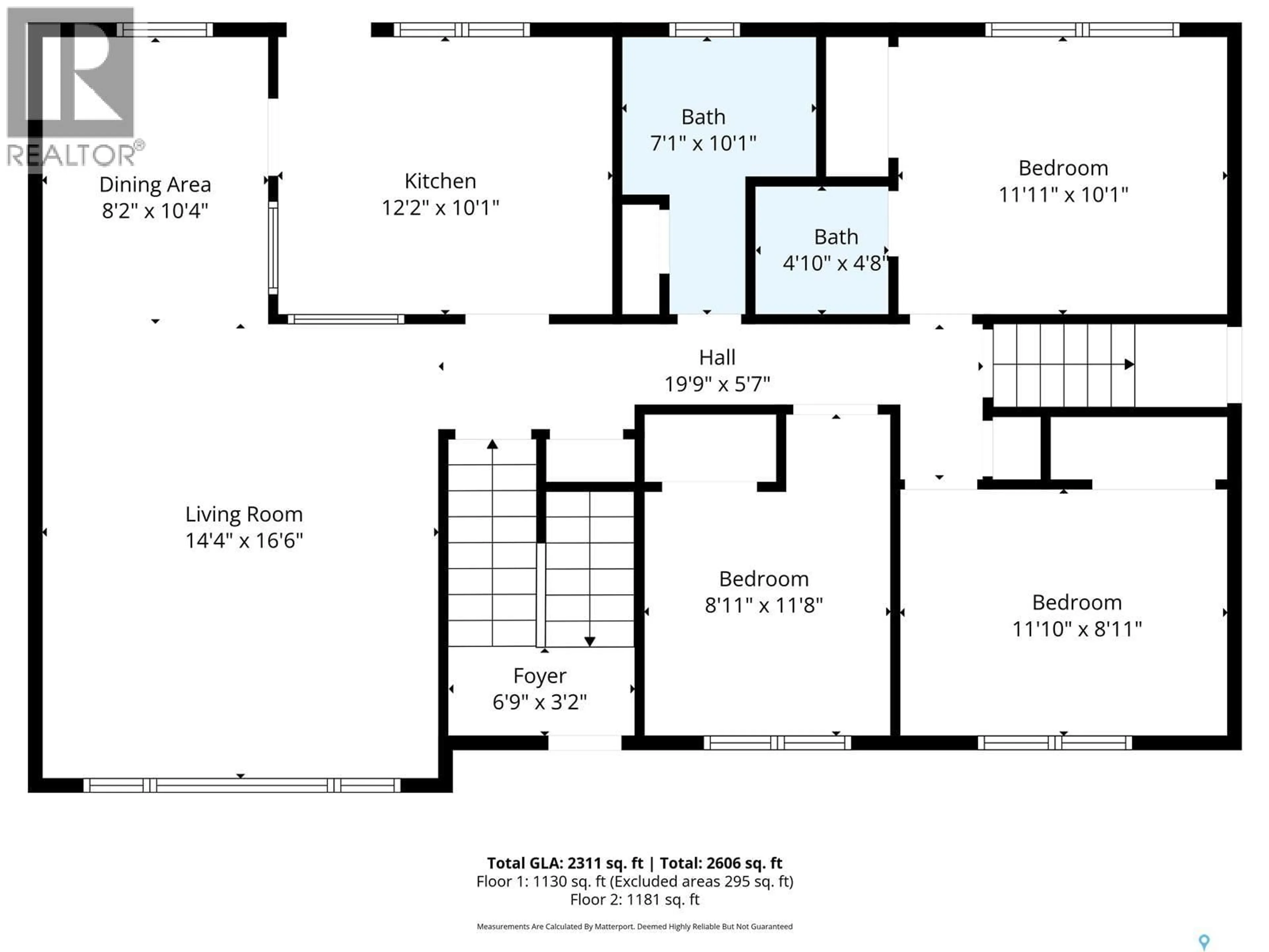Floor plan for 5 HAMILTON PLACE, Saskatoon Saskatchewan S7L3N3