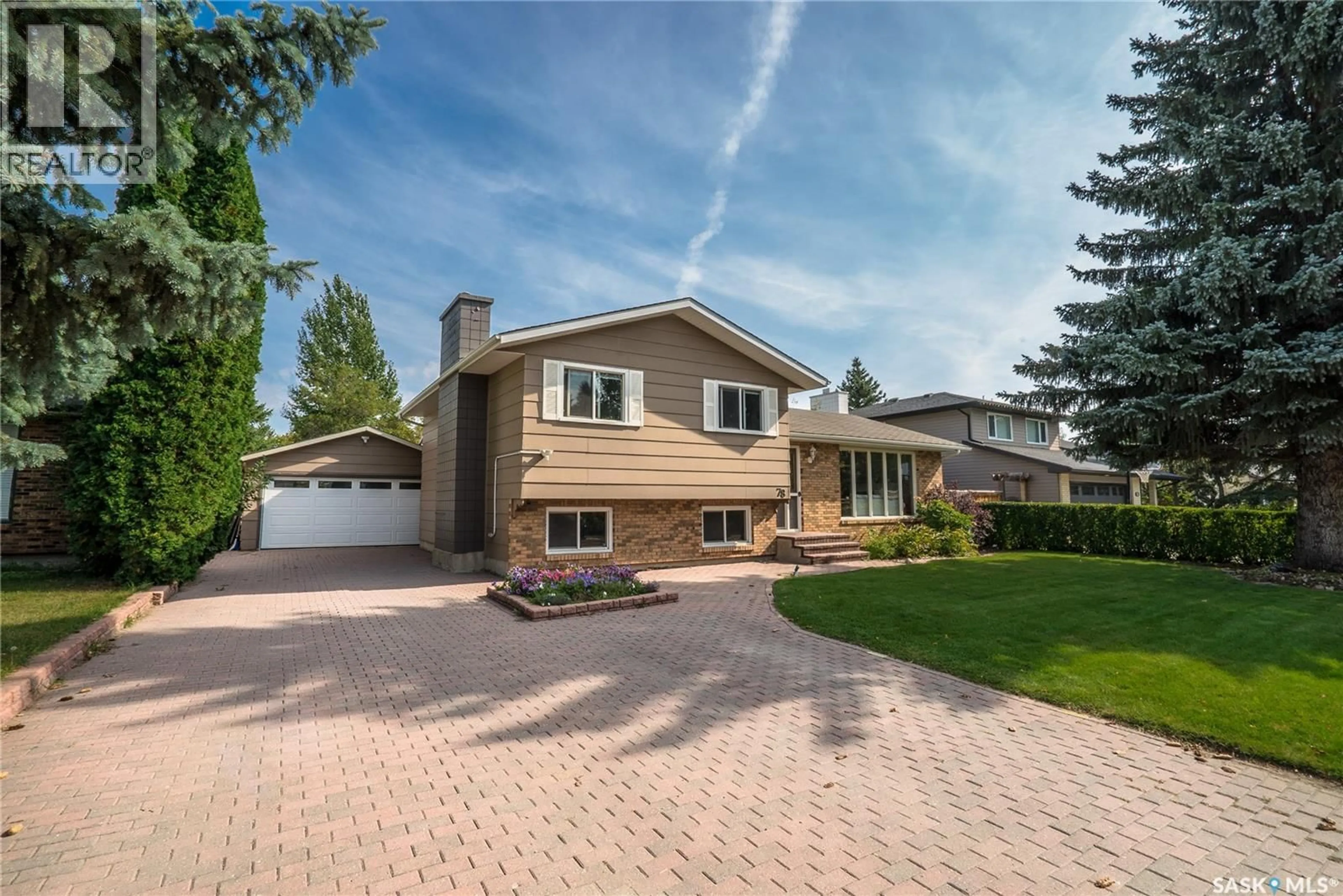 Home with vinyl exterior material, street for 78 CHAMPLIN CRESCENT, Saskatoon Saskatchewan S7H3R3