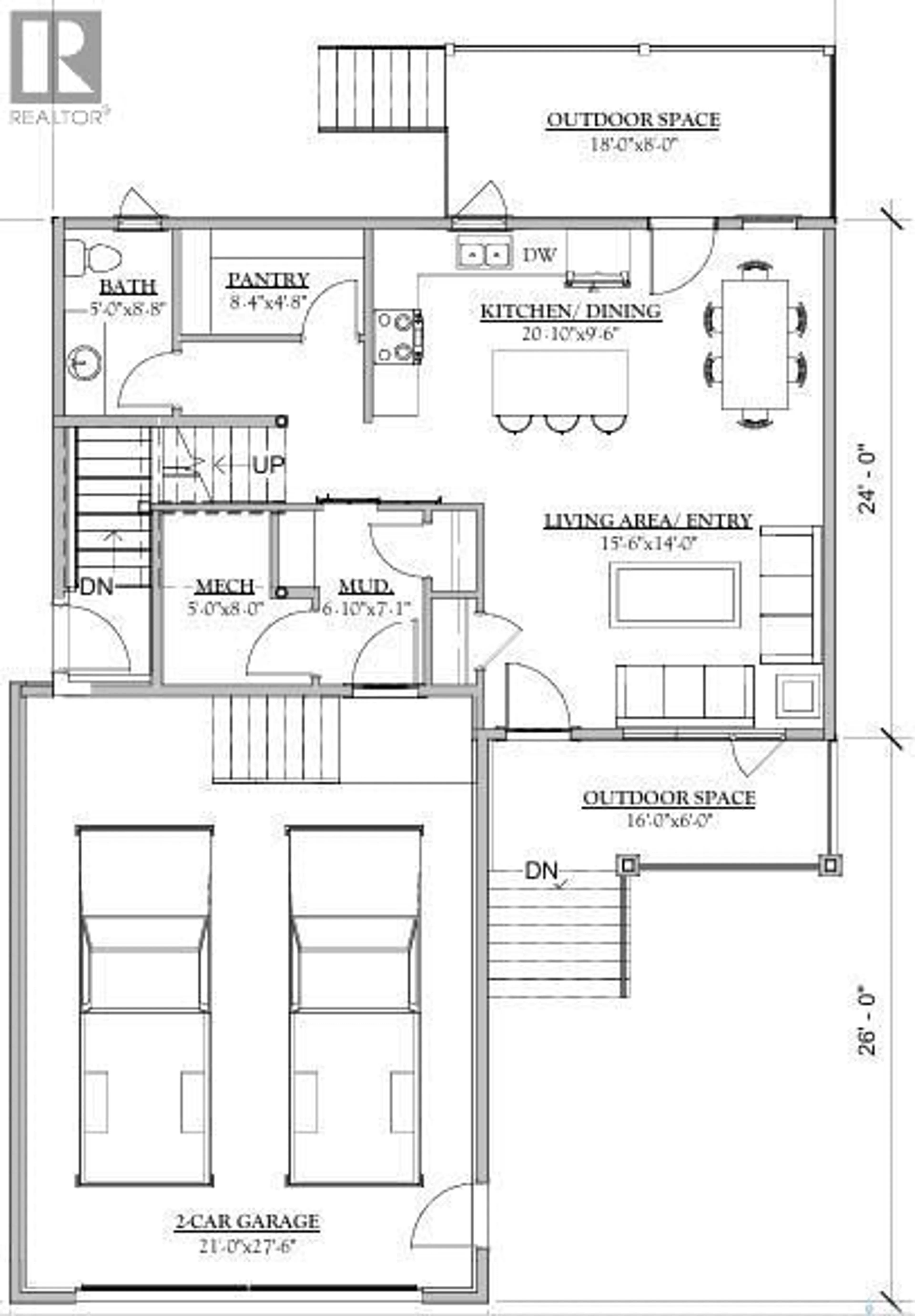 Floor plan for 442 KINLOCH CRESCENT, Saskatoon Saskatchewan S7M5K1