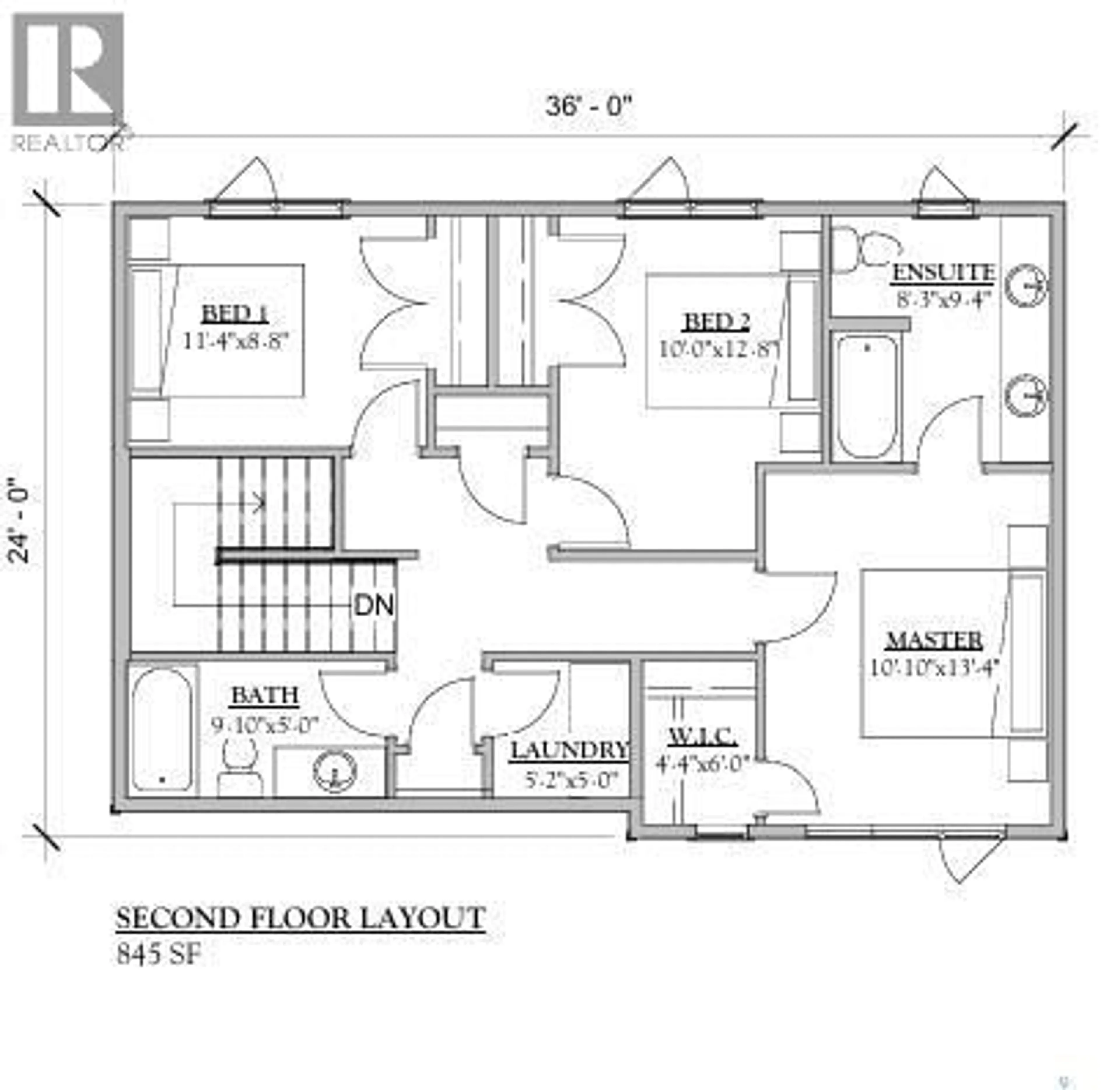 Floor plan for 442 KINLOCH CRESCENT, Saskatoon Saskatchewan S7M5K1