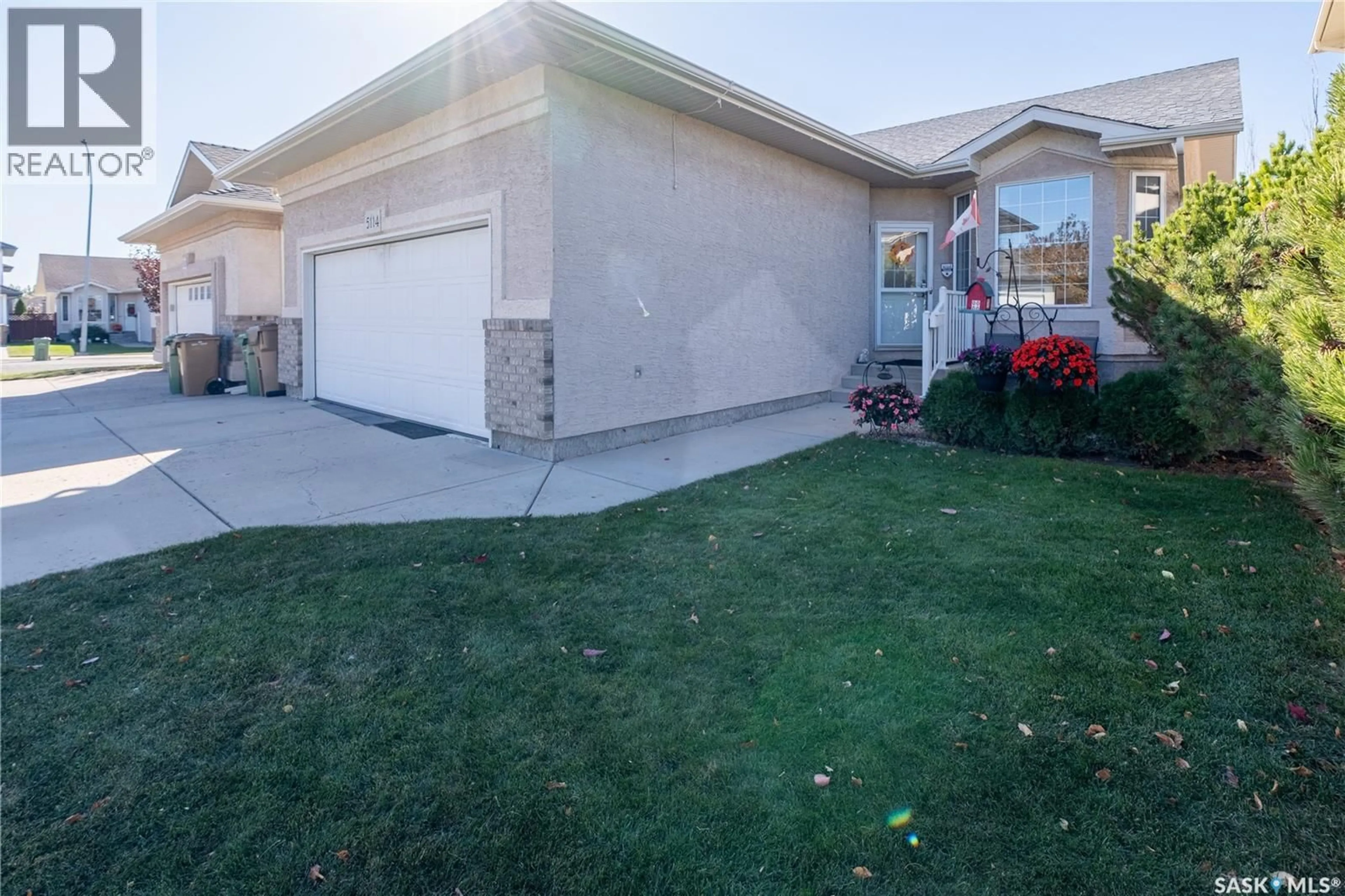 Home with vinyl exterior material, street for 5114 BOSWELL CRESCENT, Regina Saskatchewan S4X4S1