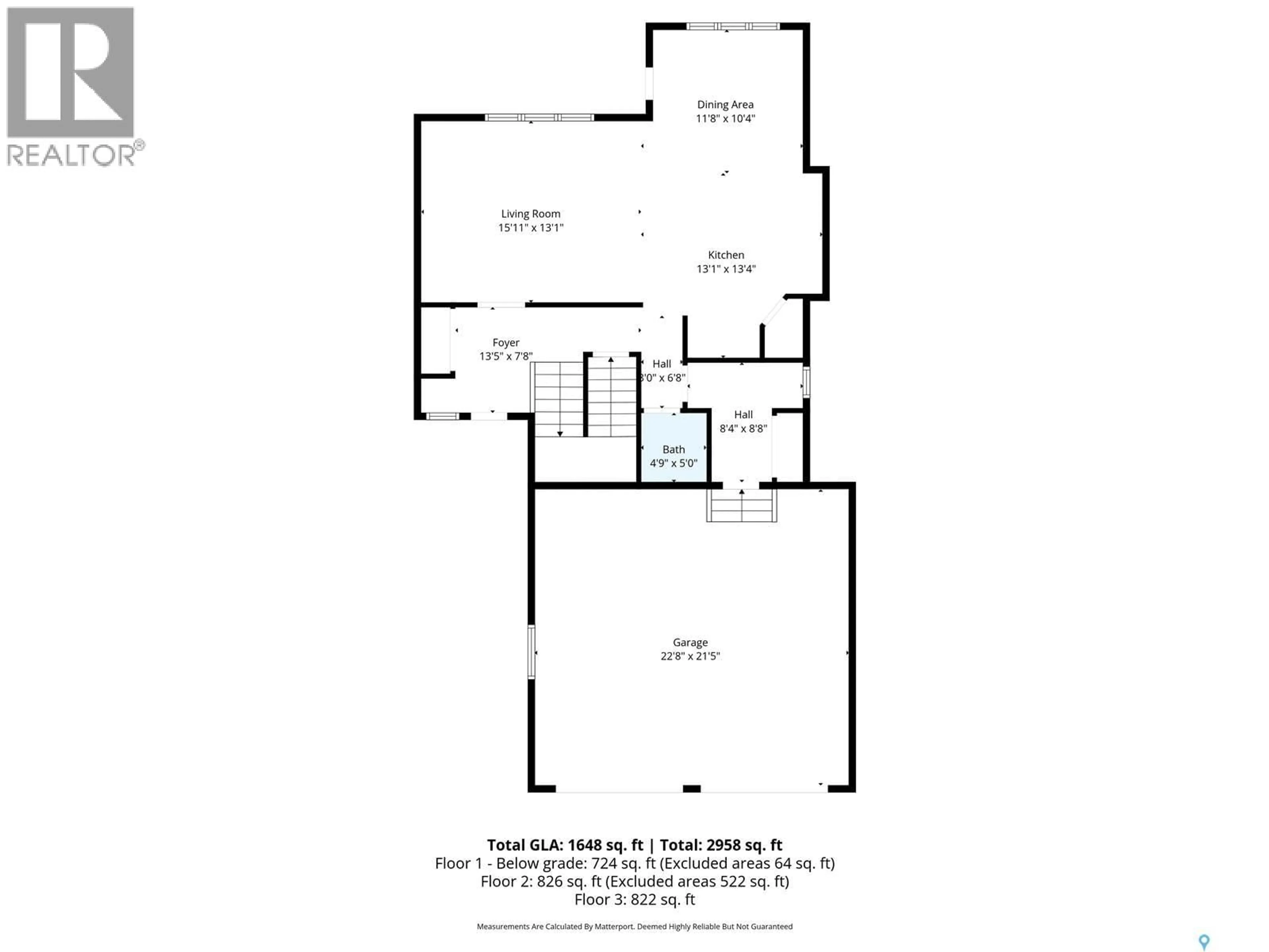 Floor plan for 438 FLYNN LANE, Saskatoon Saskatchewan S7V0A7