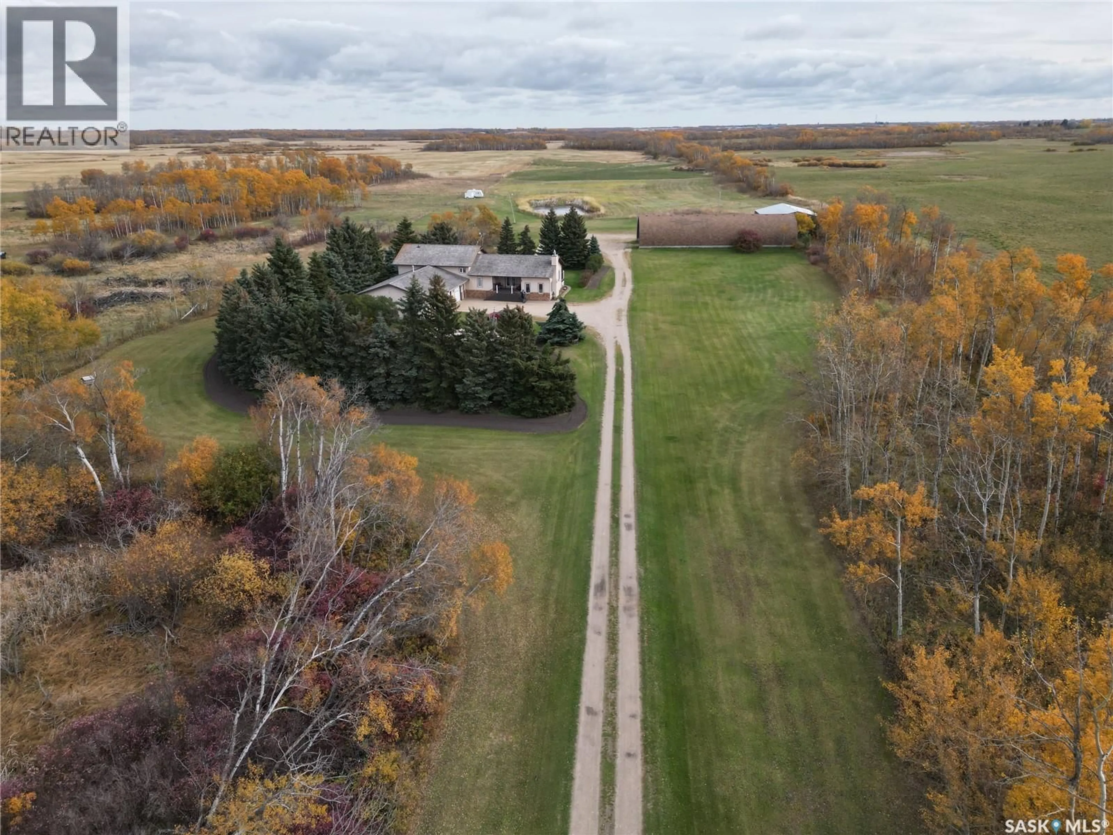 A pic from outside/outdoor area/front of a property/back of a property/a pic from drone, unknown for BALGONIE ACREAGE, South Qu'Appelle Rm No. 157 Saskatchewan S0G4A0