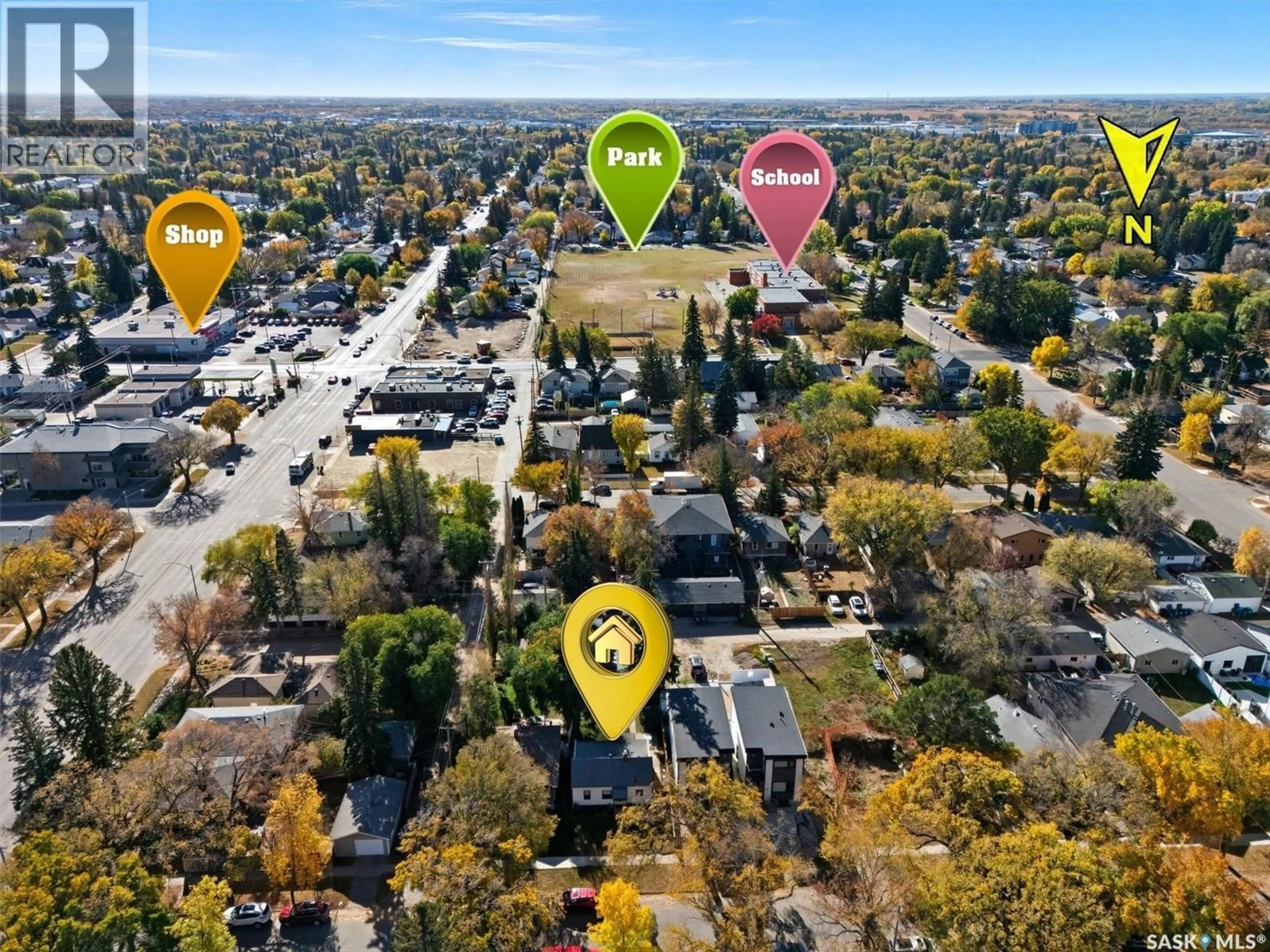Picture of a map for 524 2ND STREET, Saskatoon Saskatchewan S7H1T2
