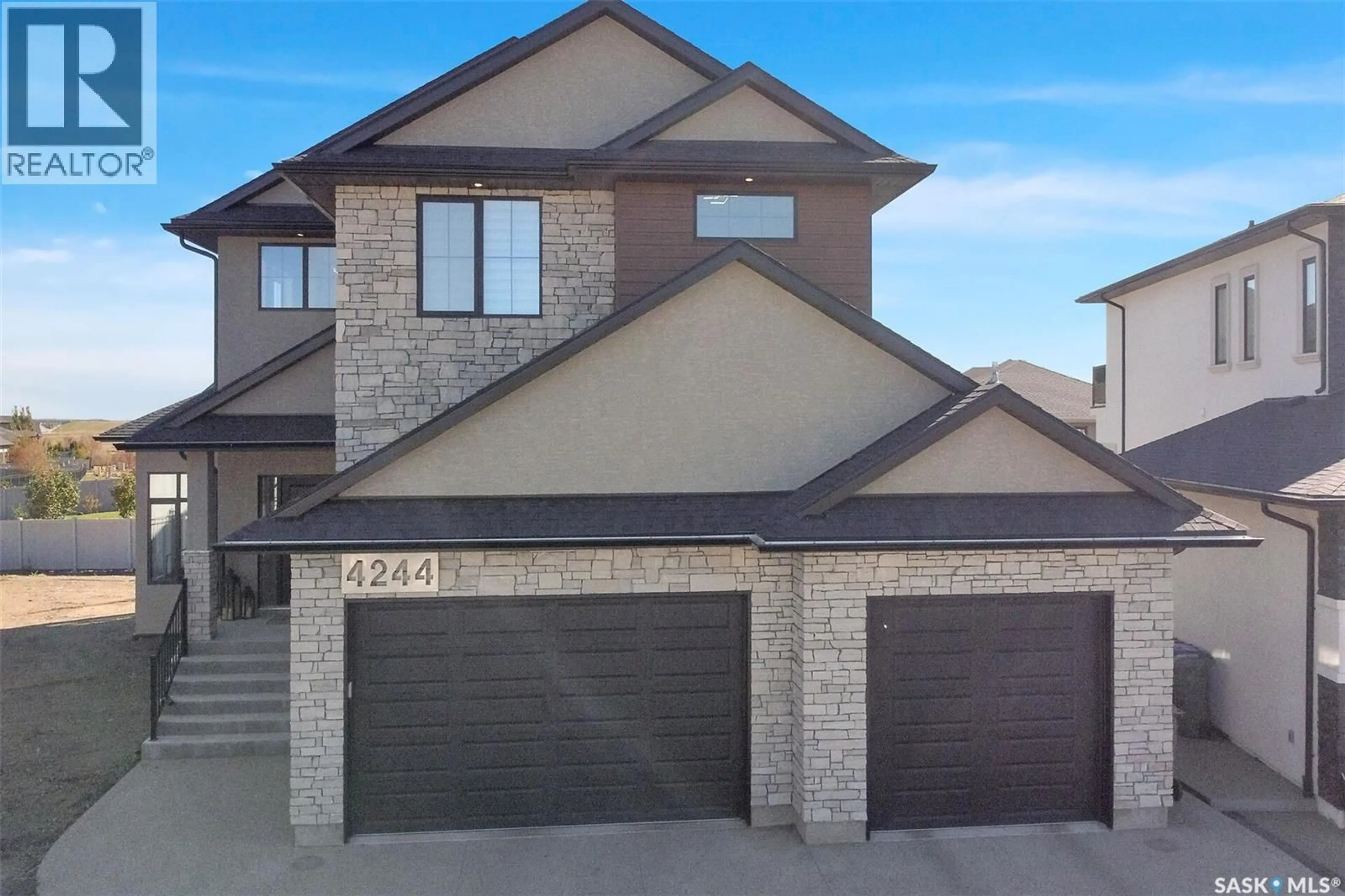 Home with brick exterior material, street for 4244 ELDERBERRY CRESCENT, Regina Saskatchewan S4V3V3