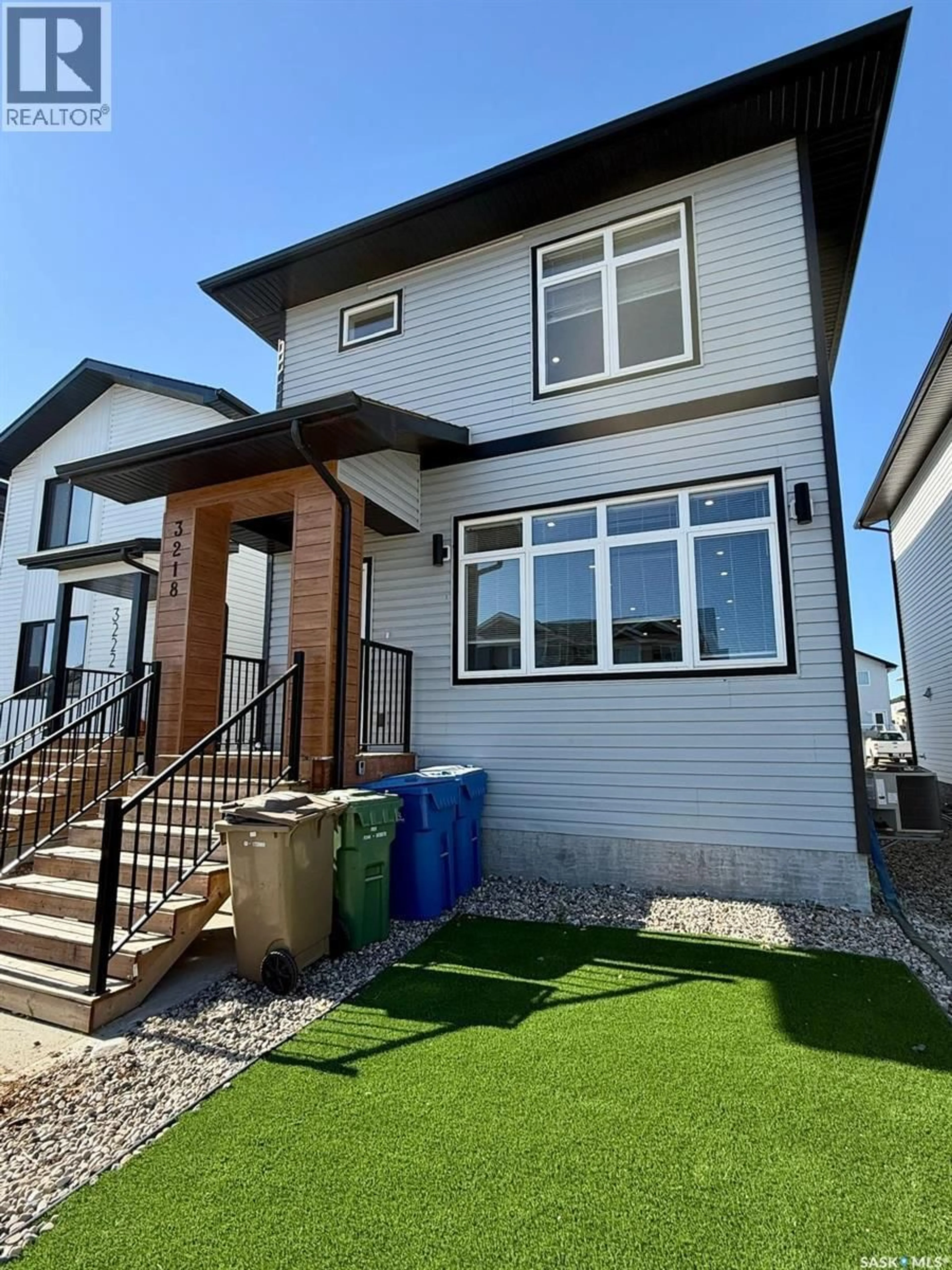 Home with vinyl exterior material, street for 3218 GREEN BROOK ROAD, Regina Saskatchewan S4V3R2