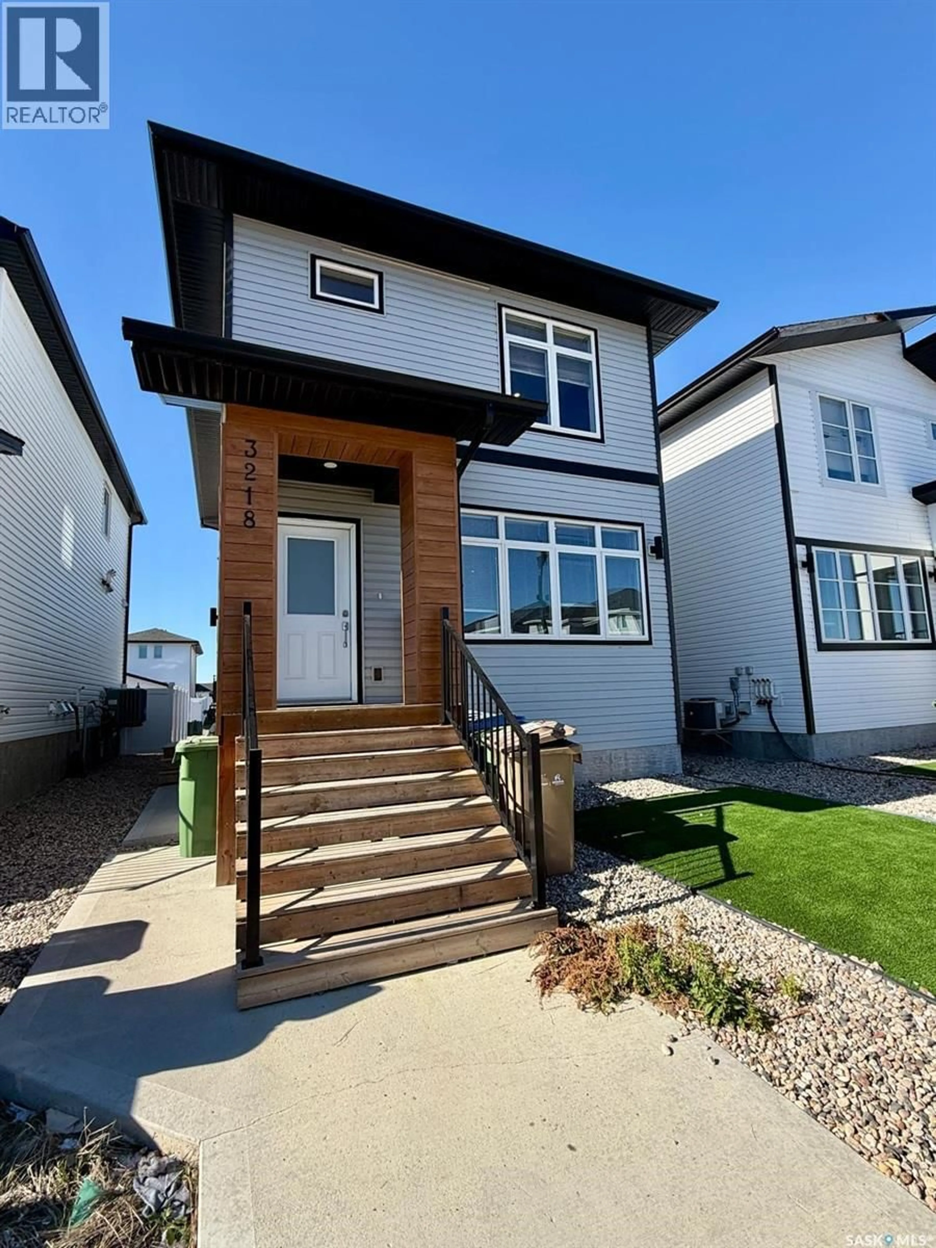 Home with brick exterior material, street for 3218 GREEN BROOK ROAD, Regina Saskatchewan S4V3R2