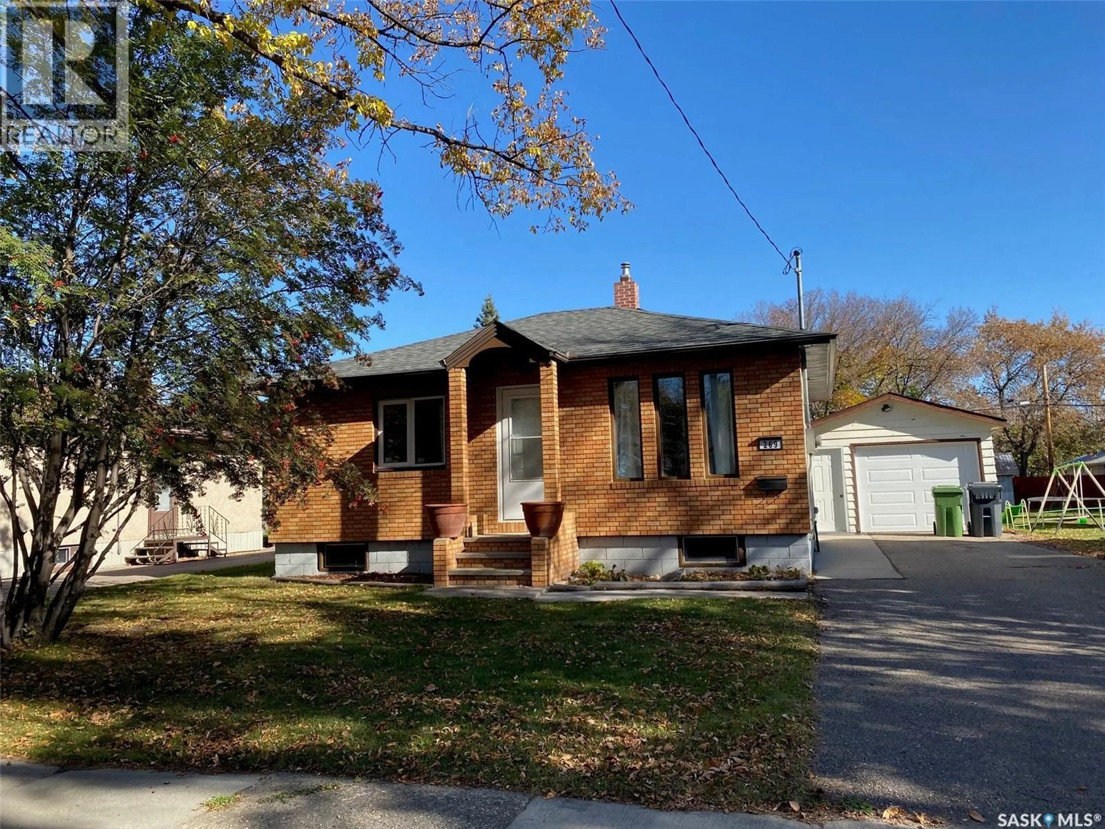 Home with brick exterior material, street for 269 MAPLE AVENUE, Yorkton Saskatchewan S3N1W8