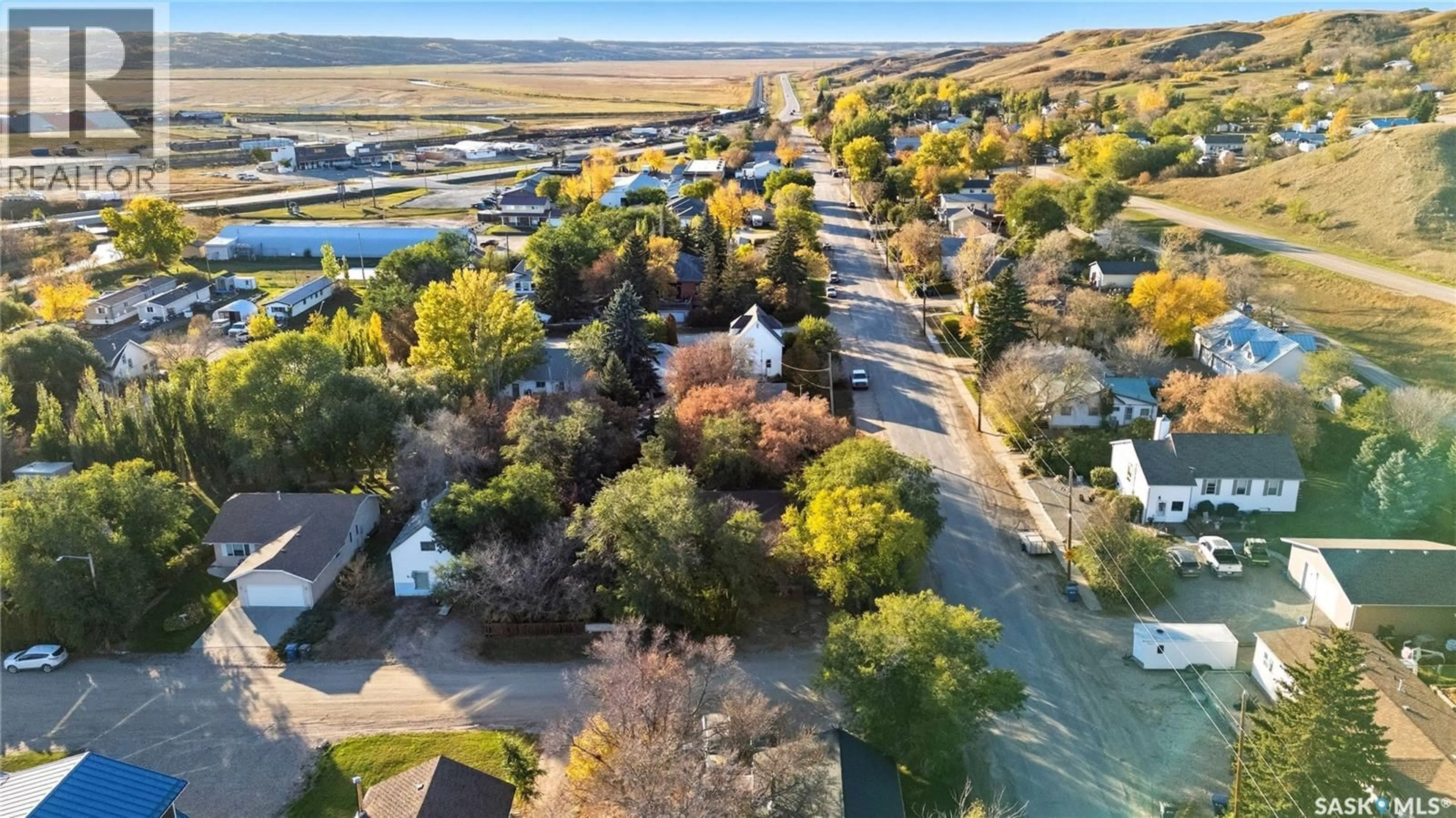 A pic from outside/outdoor area/front of a property/back of a property/a pic from drone, water/lake/river/ocean view for 1 POPLAR AVENUE, Craven Saskatchewan S0G0W0