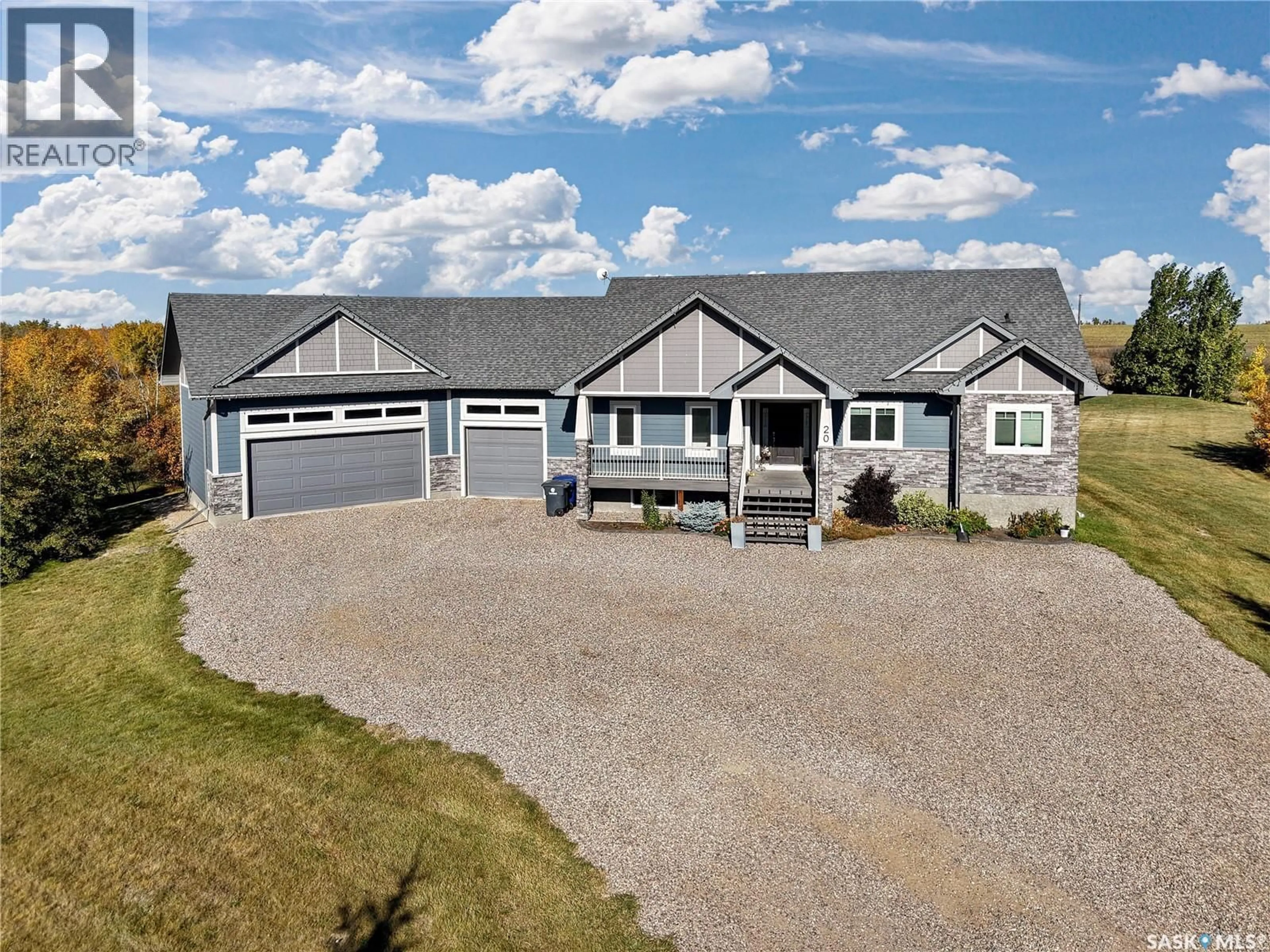 A pic from outside/outdoor area/front of a property/back of a property/a pic from drone, street for 20 PARKSID DRIVE, Corman Park Rm No. 344 Saskatchewan S0K3A0