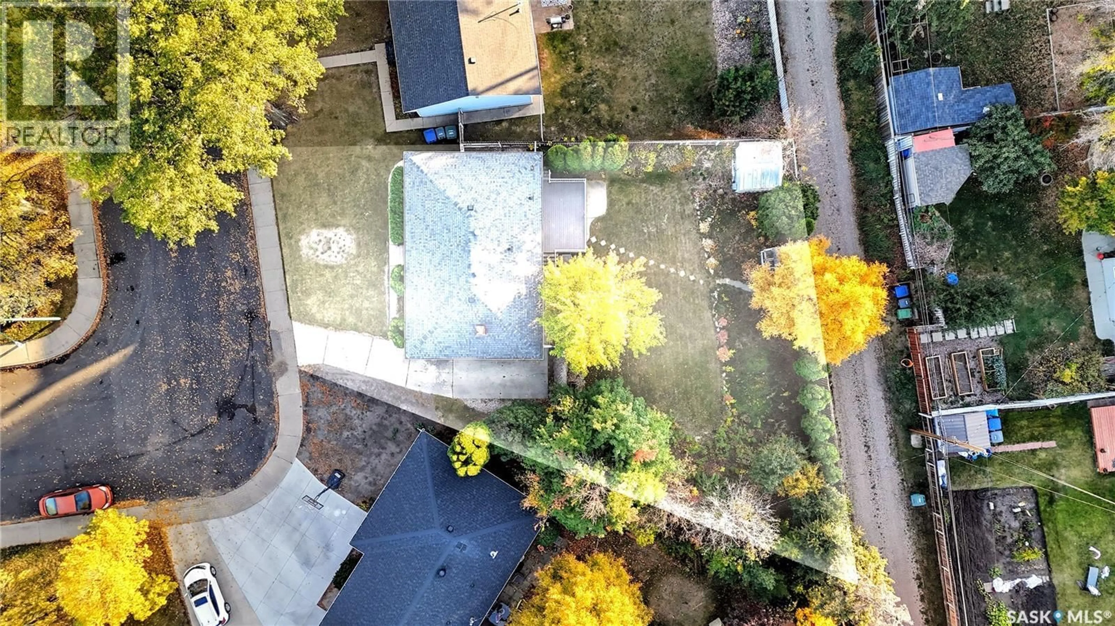 A pic from outside/outdoor area/front of a property/back of a property/a pic from drone, street for 2508 PAUL CRESCENT, Saskatoon Saskatchewan S7J2T6
