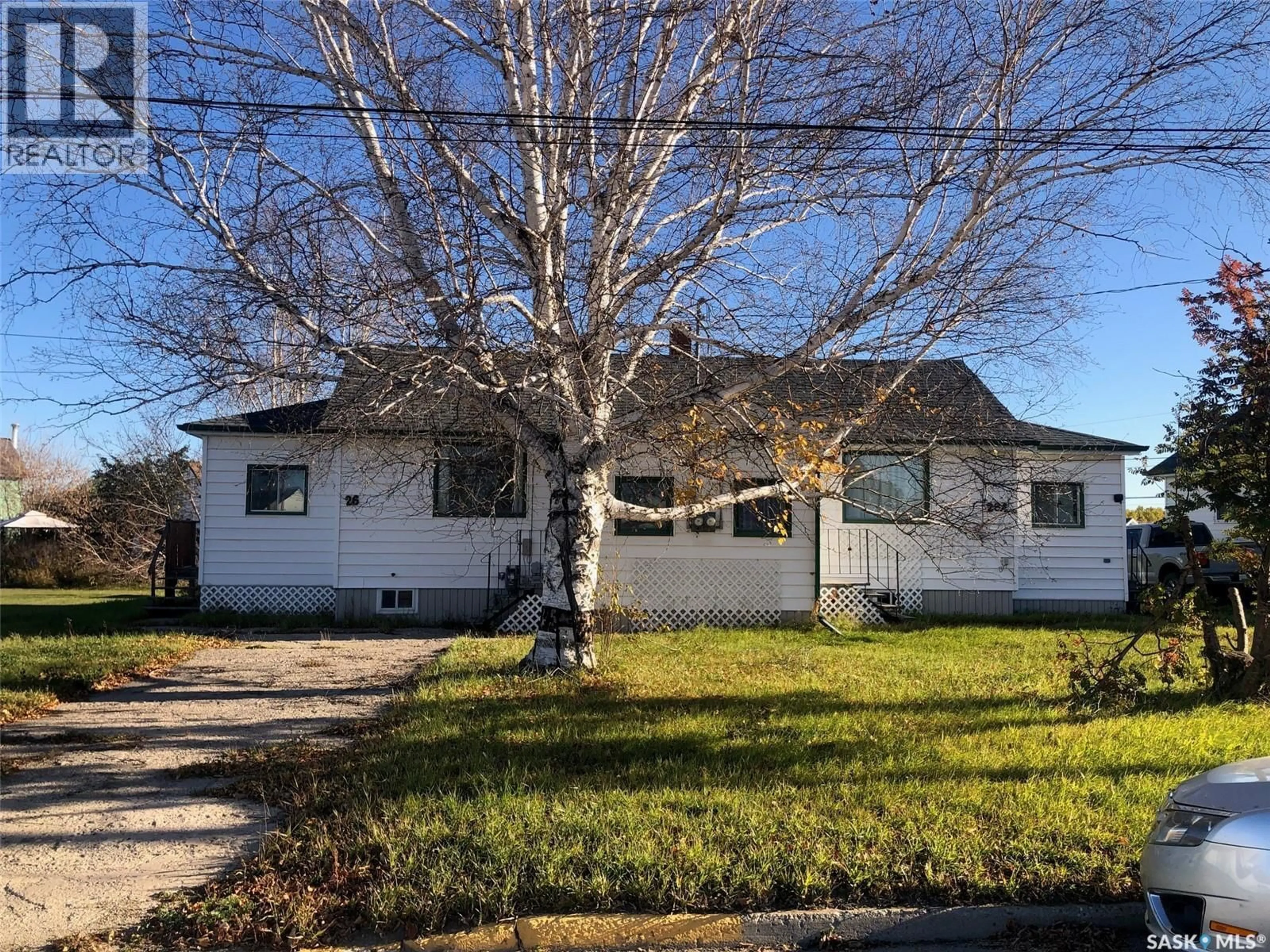 Home with vinyl exterior material, street for 26 2ND AVENUE, Preeceville Saskatchewan S0A3B0
