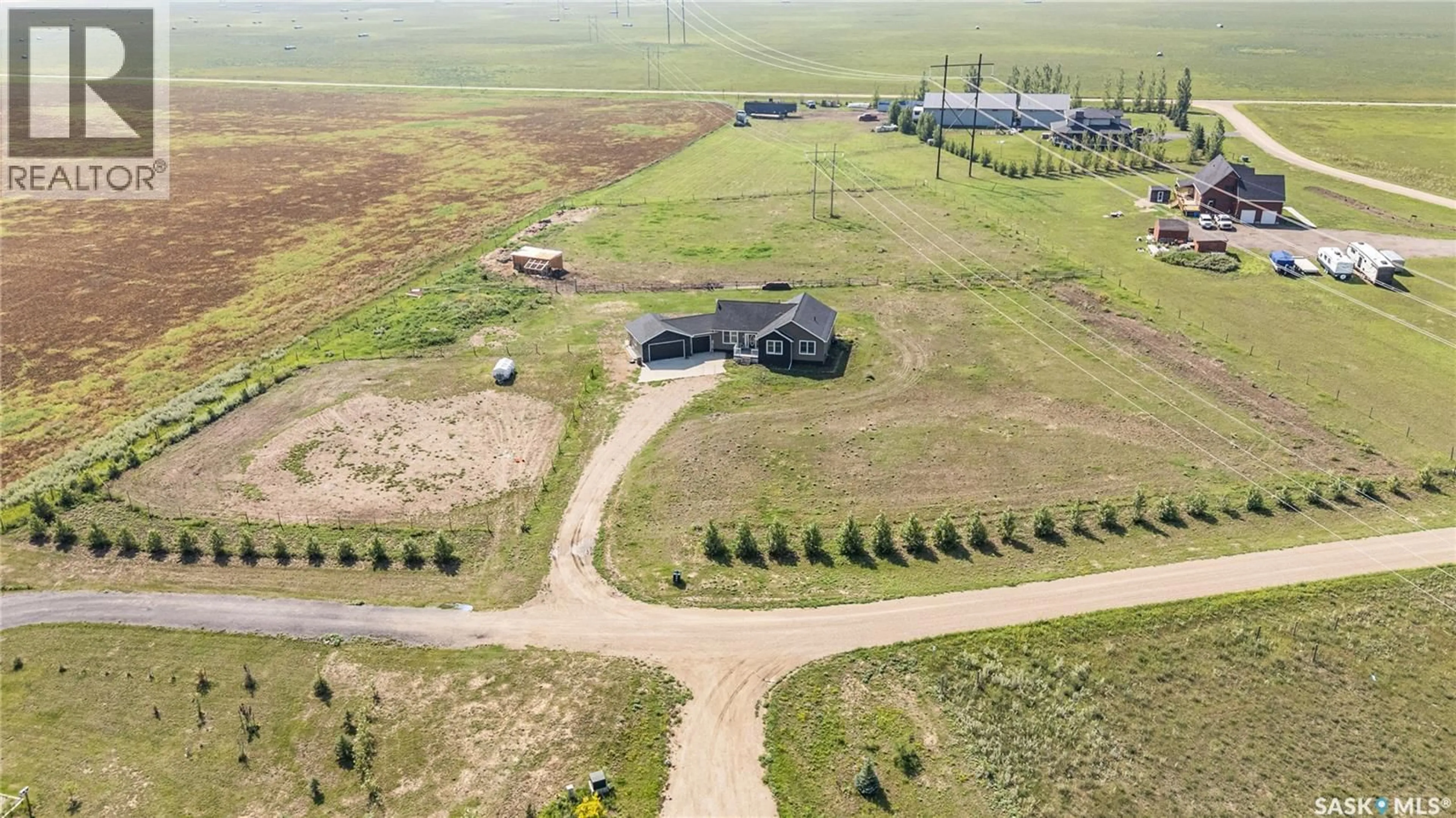 A pic from outside/outdoor area/front of a property/back of a property/a pic from drone, unknown for 8 EROS BAY, Lumsden Saskatchewan S0G3C0
