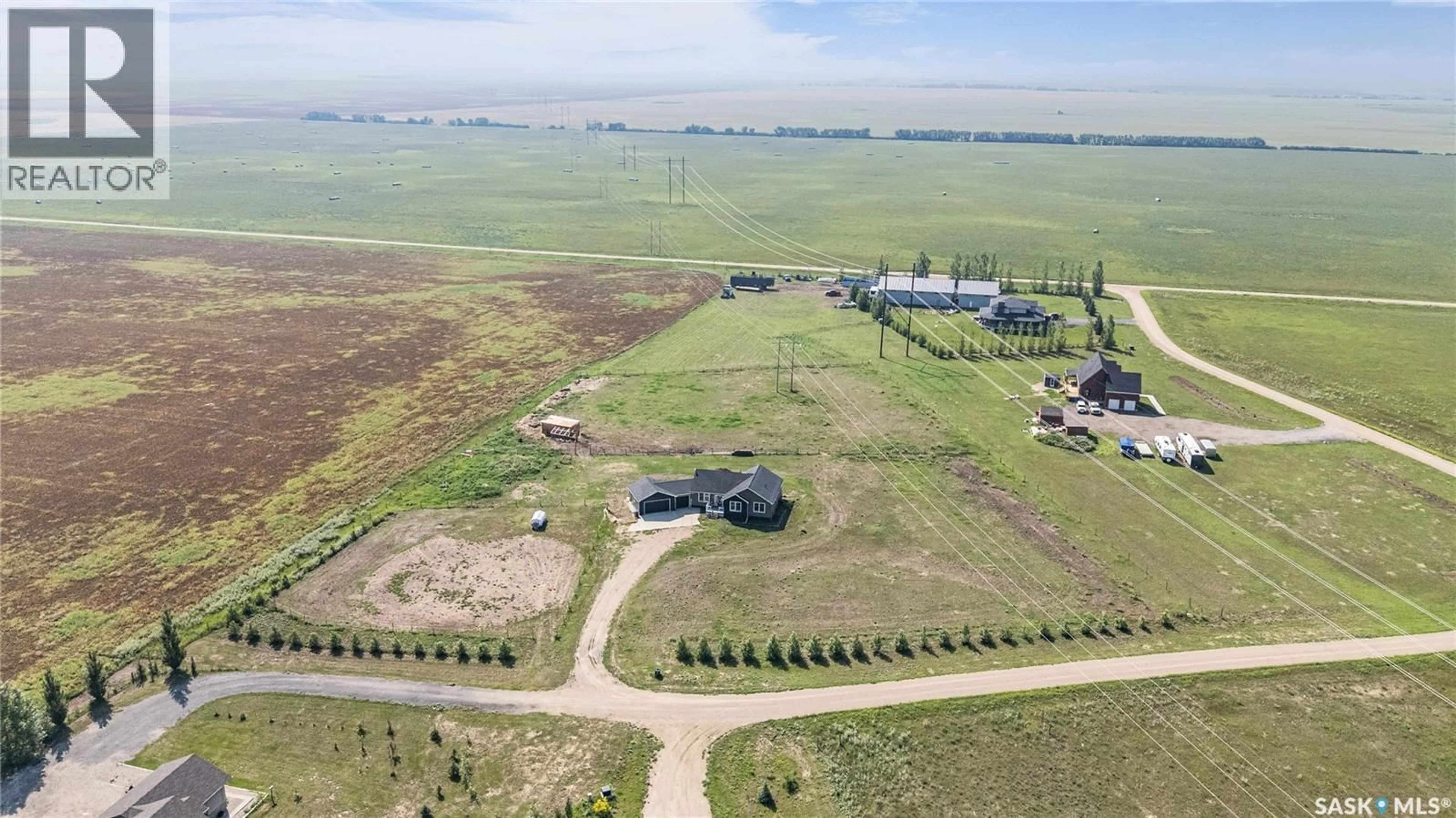 A pic from outside/outdoor area/front of a property/back of a property/a pic from drone, unknown for 8 EROS BAY, Lumsden Saskatchewan S0G3C0